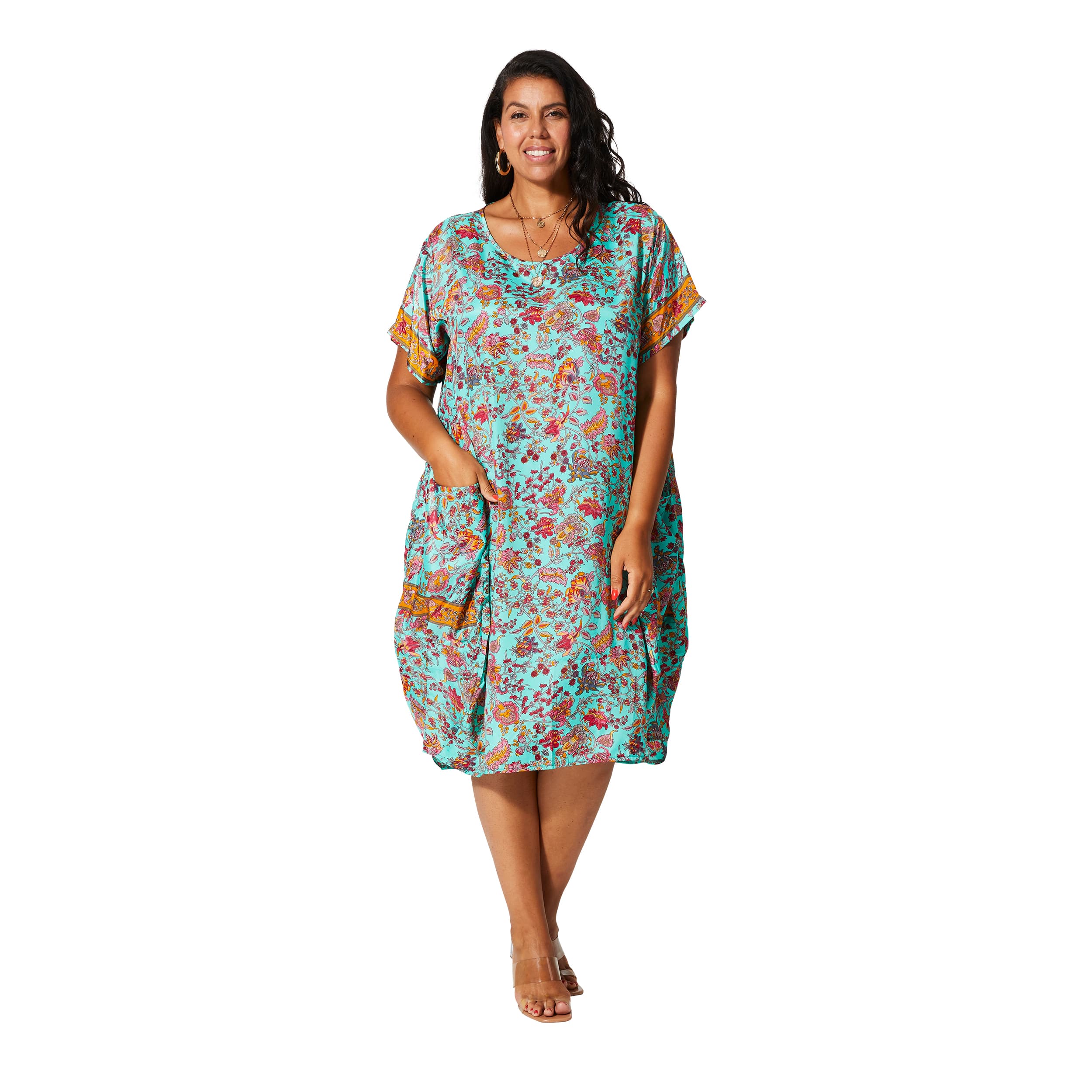 Robe été mi-longue manches courtes Suniti - Akoustik Online