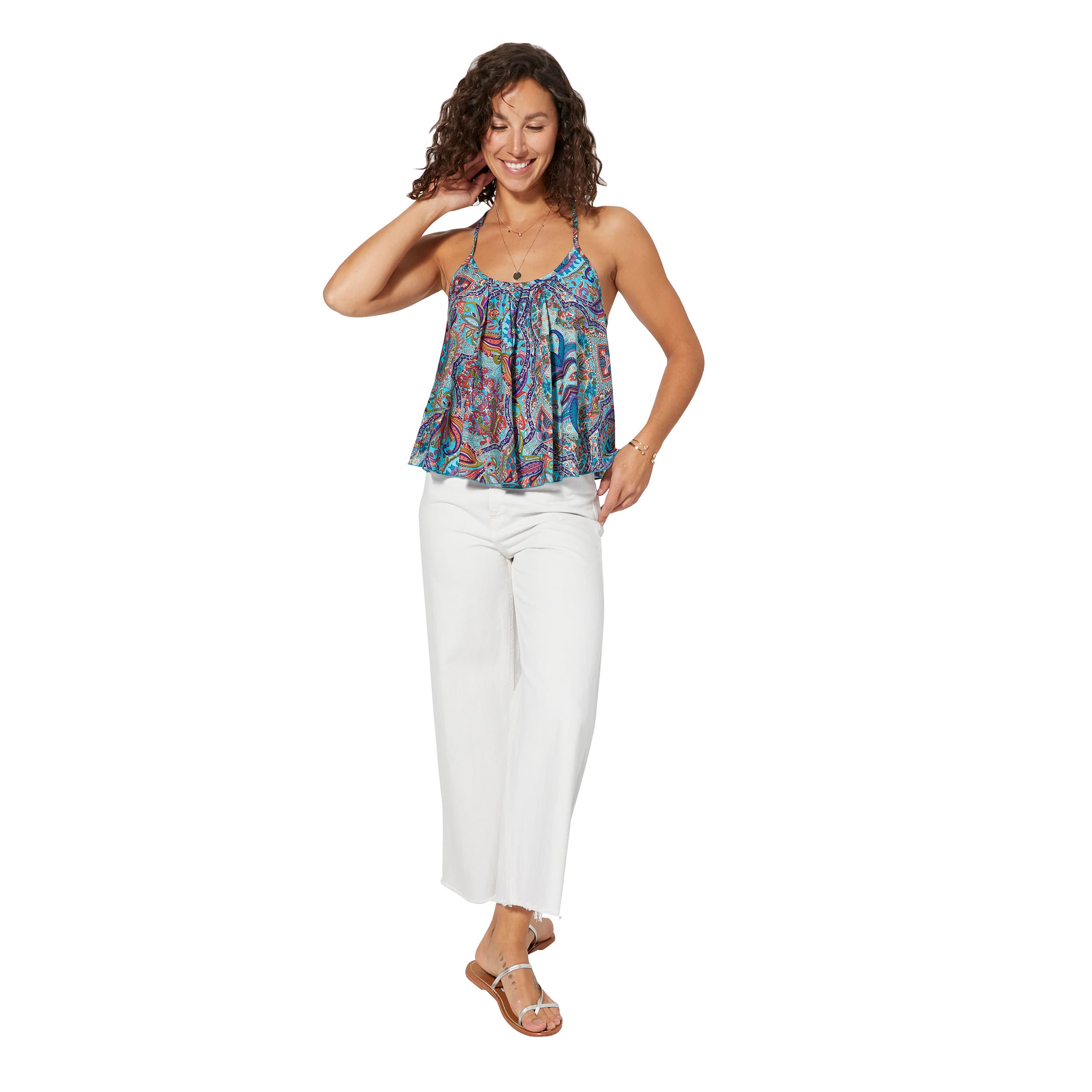 Top été court sans manches Brande - 100% polyester - Akoustik Online