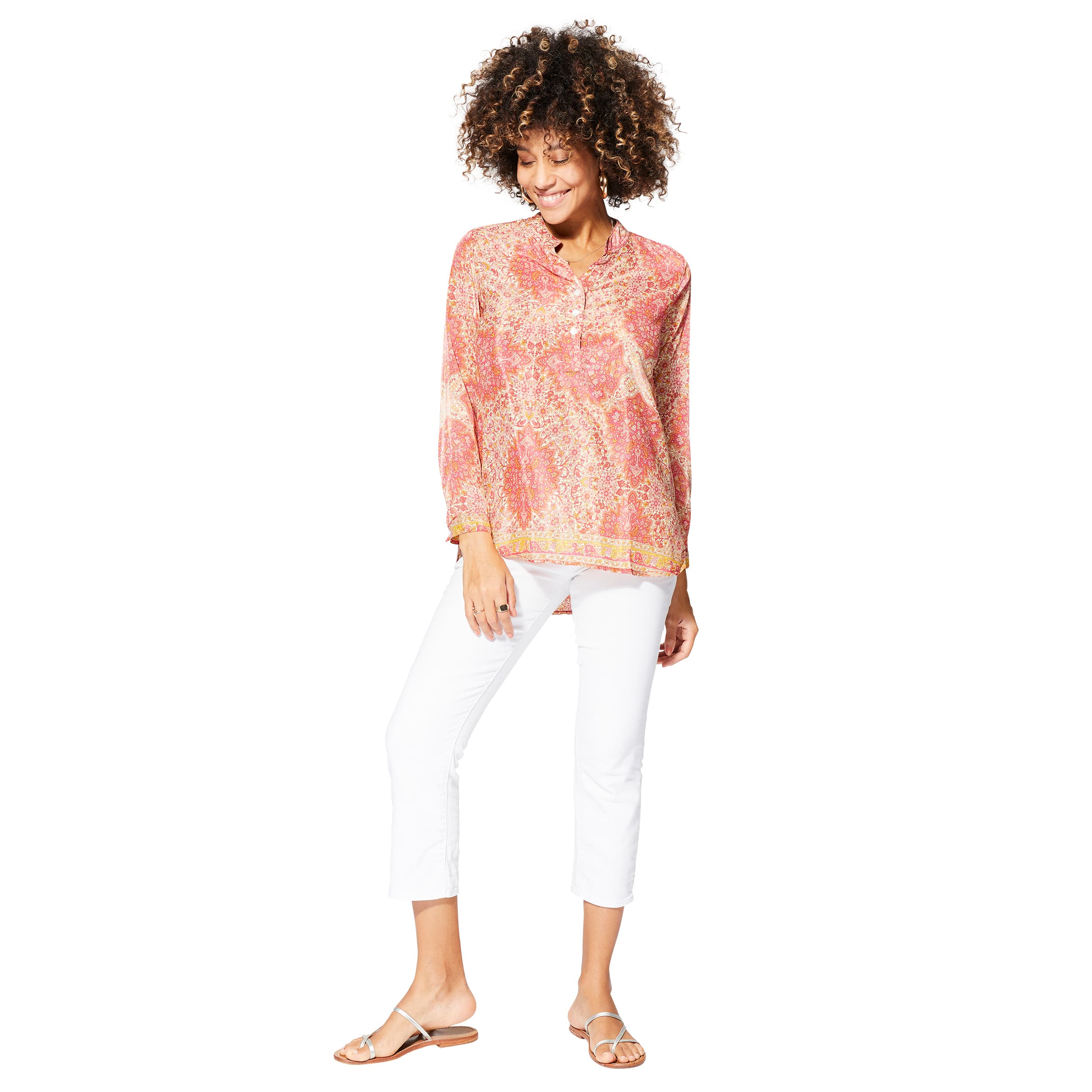 Top été long manches longues Isiah - 100% polyester - Akoustik Online