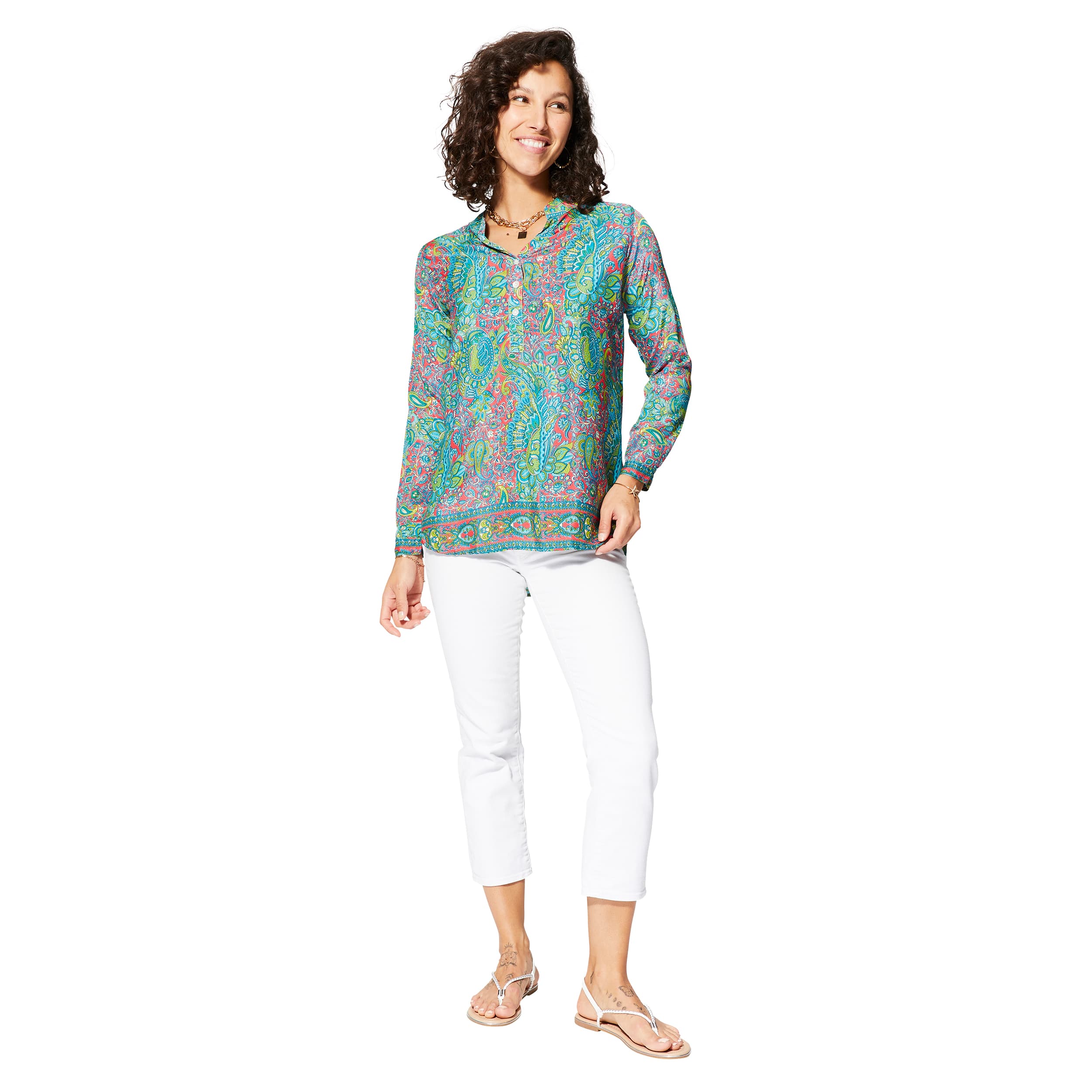 Top été long manches longues Dand - 100% polyester - Akoustik Online