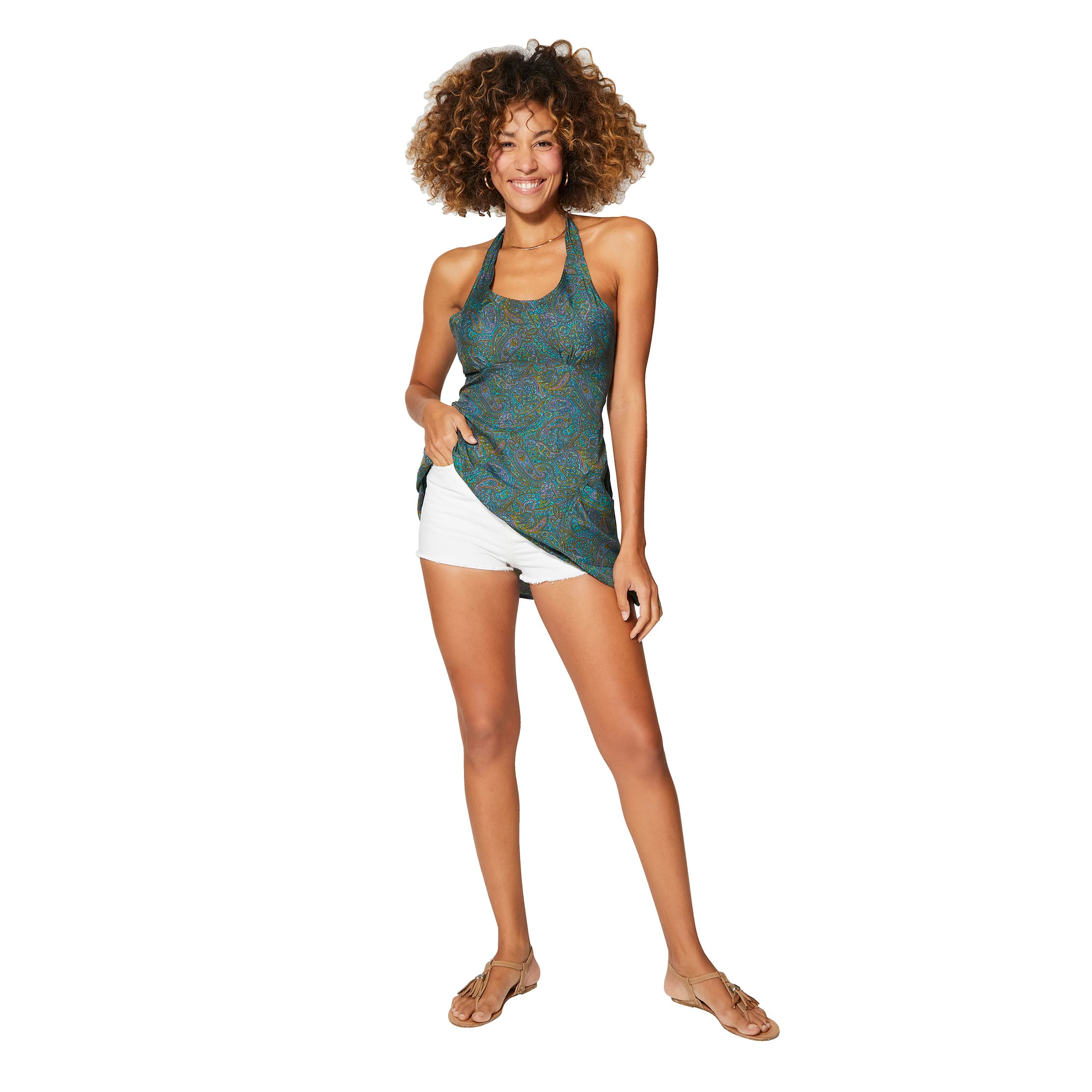 Tunique été sans manches Jozua - 100% polyester - Akoustik Online