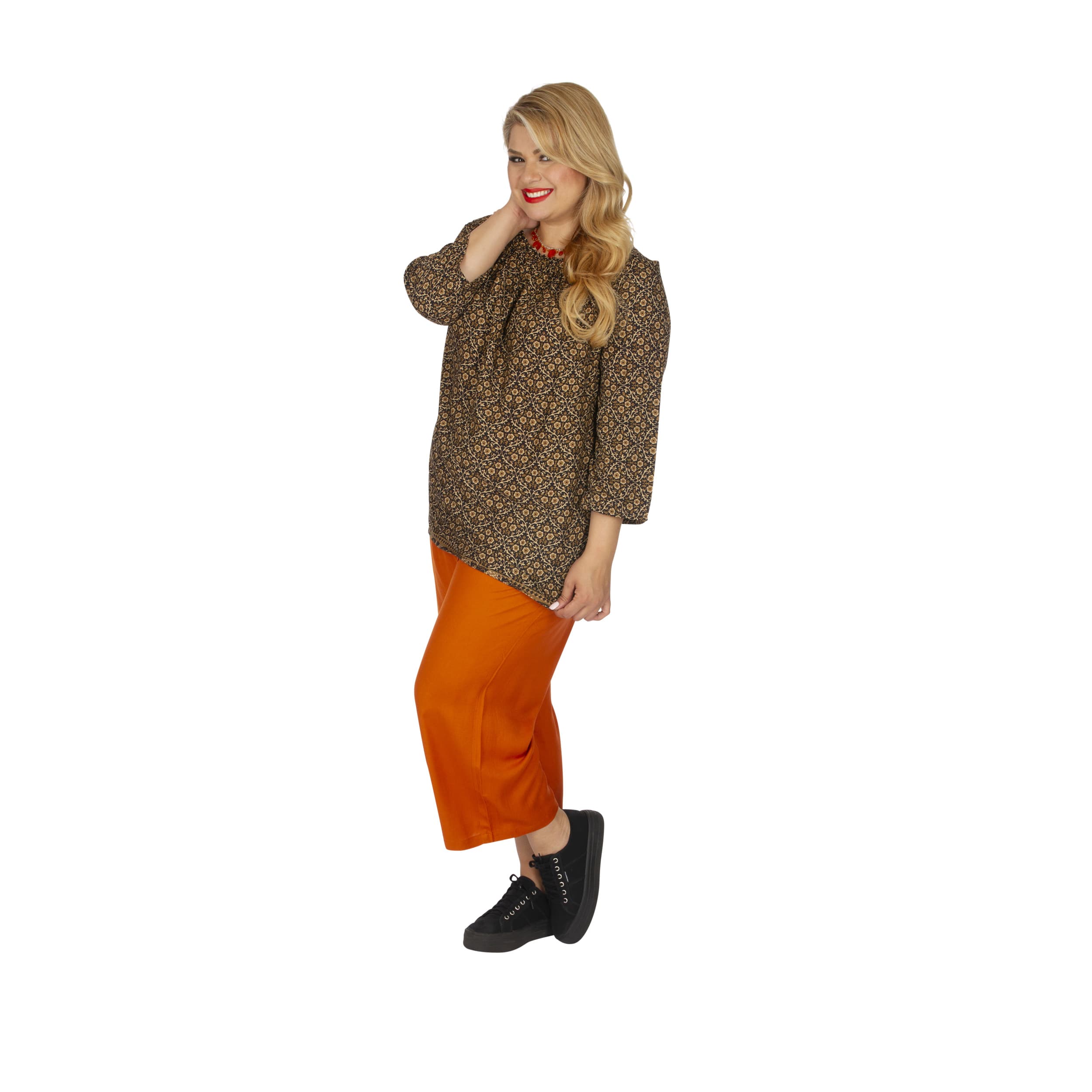 Tunique été Valkyrie - 100% polyester - noir, creme - Akoustik Online