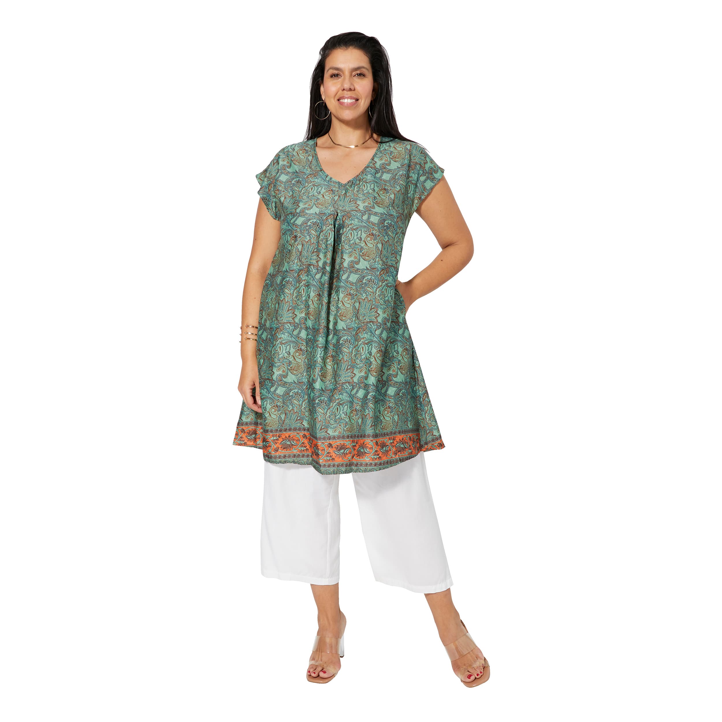 Tunique été manches courtes Þórir - 100% polyester - Akoustik Online