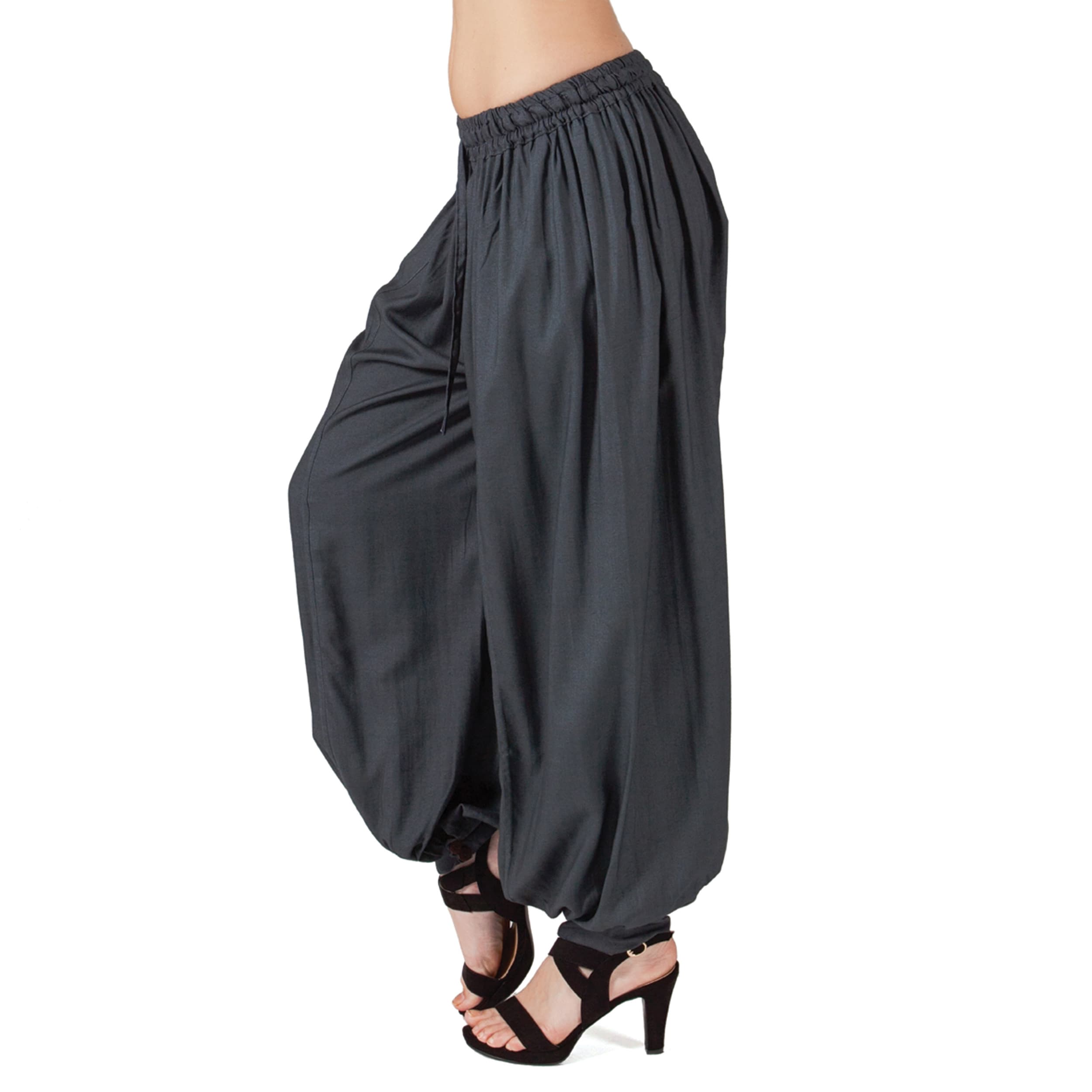 Pantalon été long Stella - 100% rayonne - gris - Akoustik Online