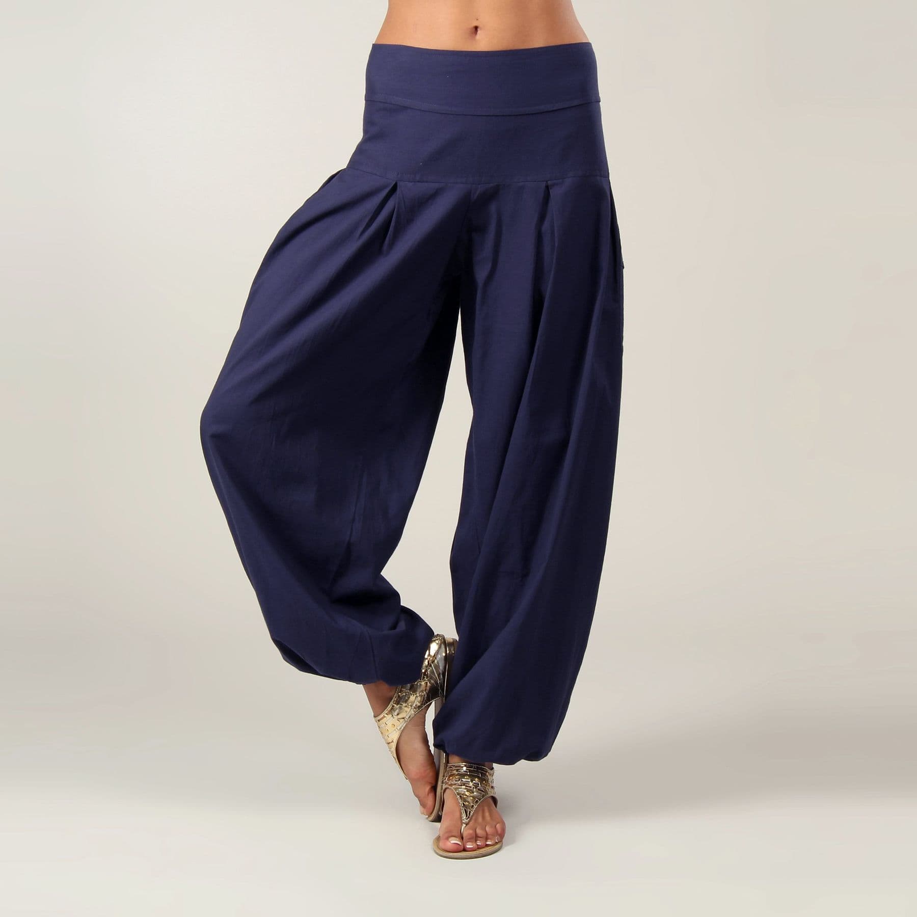 Pantalon été long Jaxon - 100% rayonne - bleu marine - Akoustik Online