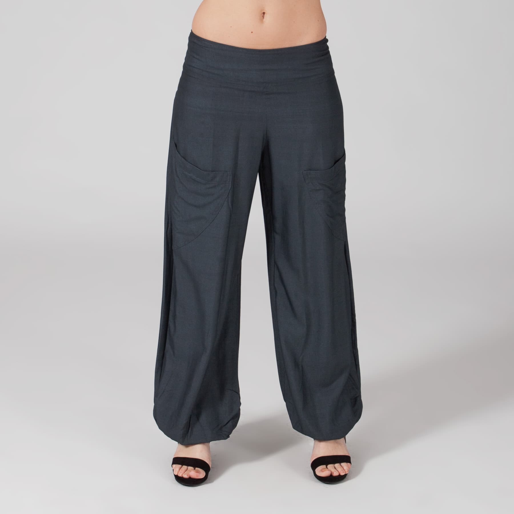Pantalon été long Cédric - 100% rayonne - gris - Akoustik Online