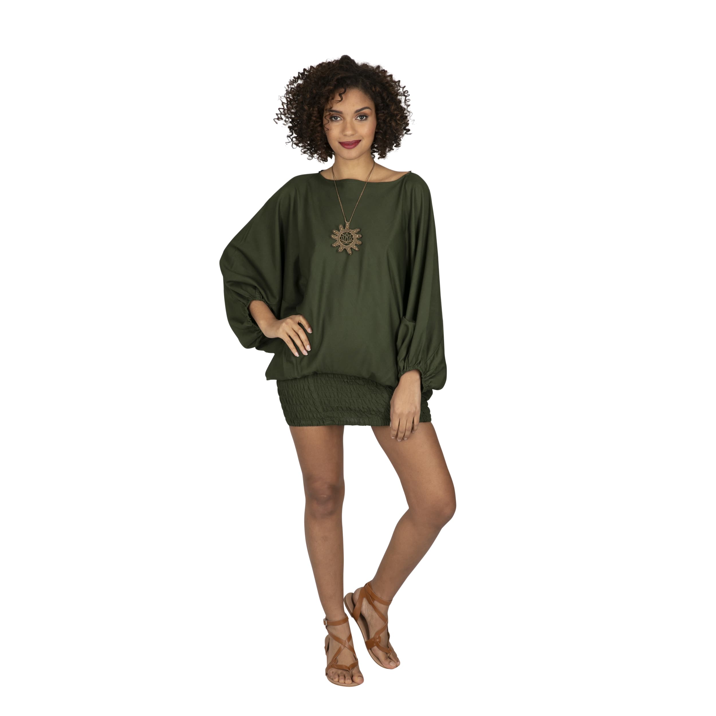 Sarouel été Alistair - 100% rayonne - kaki - Akoustik Online