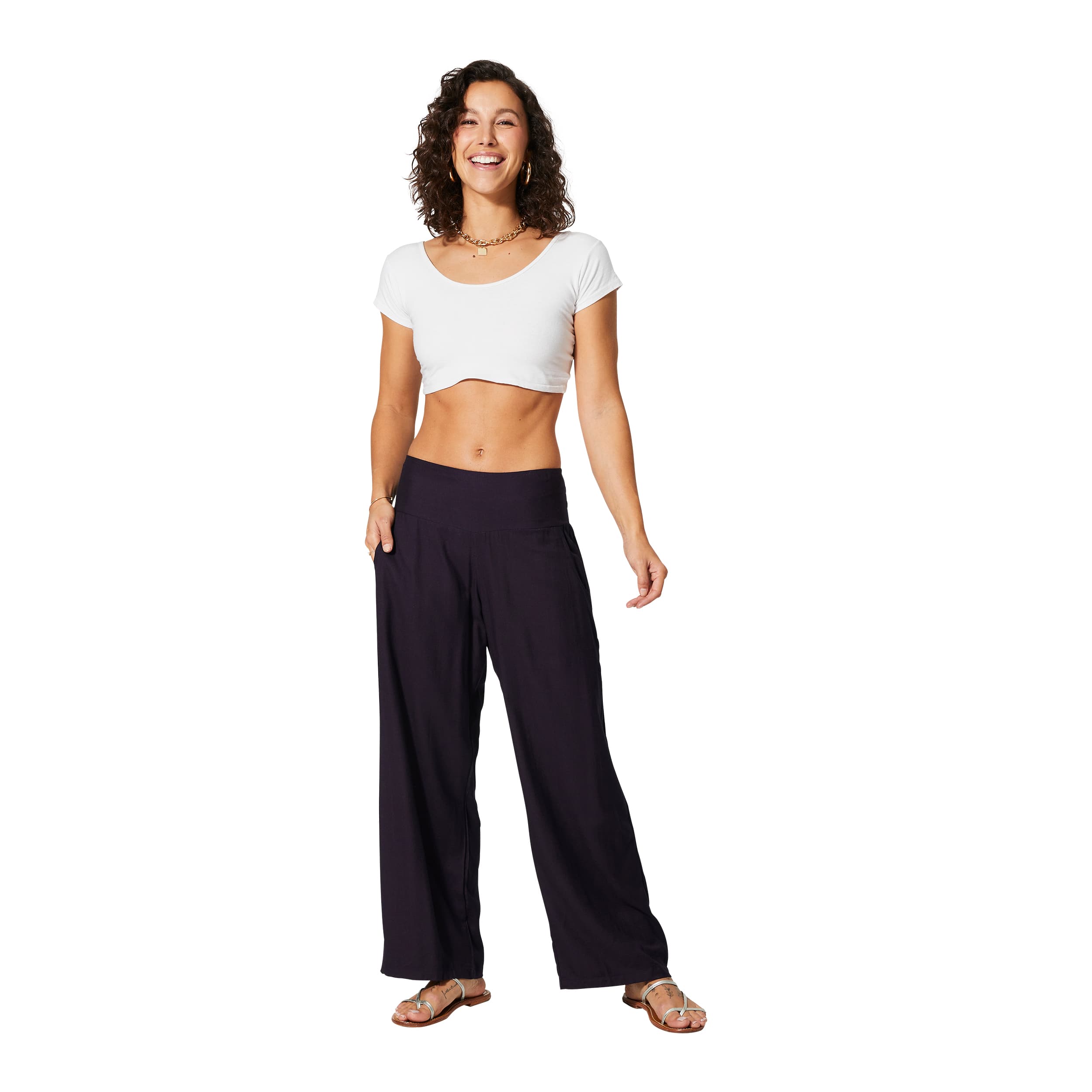 Pantalon été long Malvina - 100% rayonne - Akoustik Online