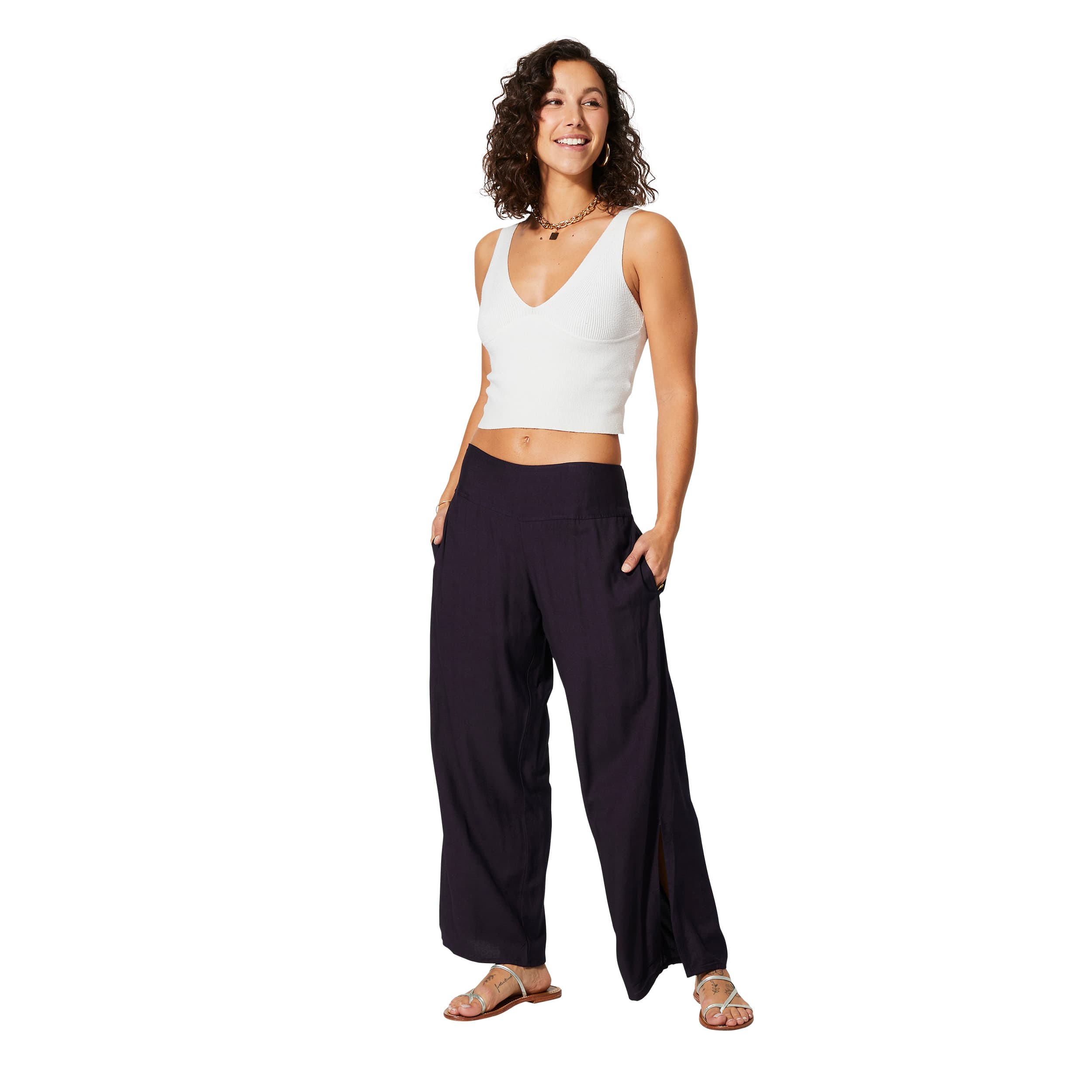 Pantalon été long Mikael - 100% rayonne - Akoustik Online