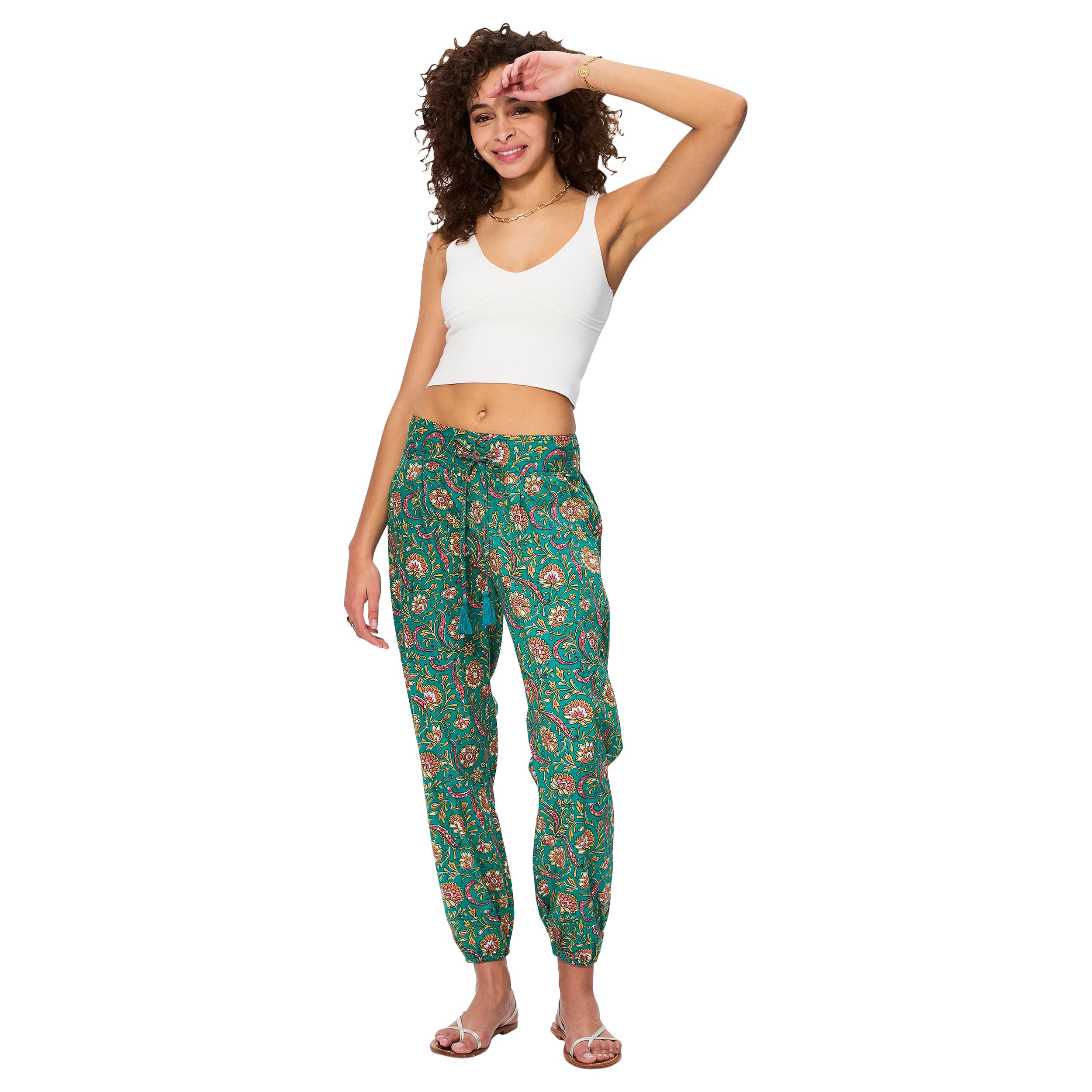 Pantalon été long Nicolette - 100% coton - Akoustik Online