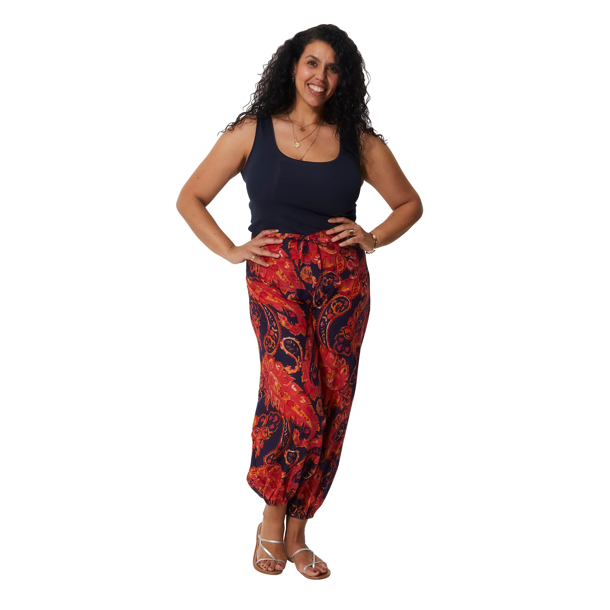 Pantalon été Cheryl - 100% voile de coton - Akoustik Online