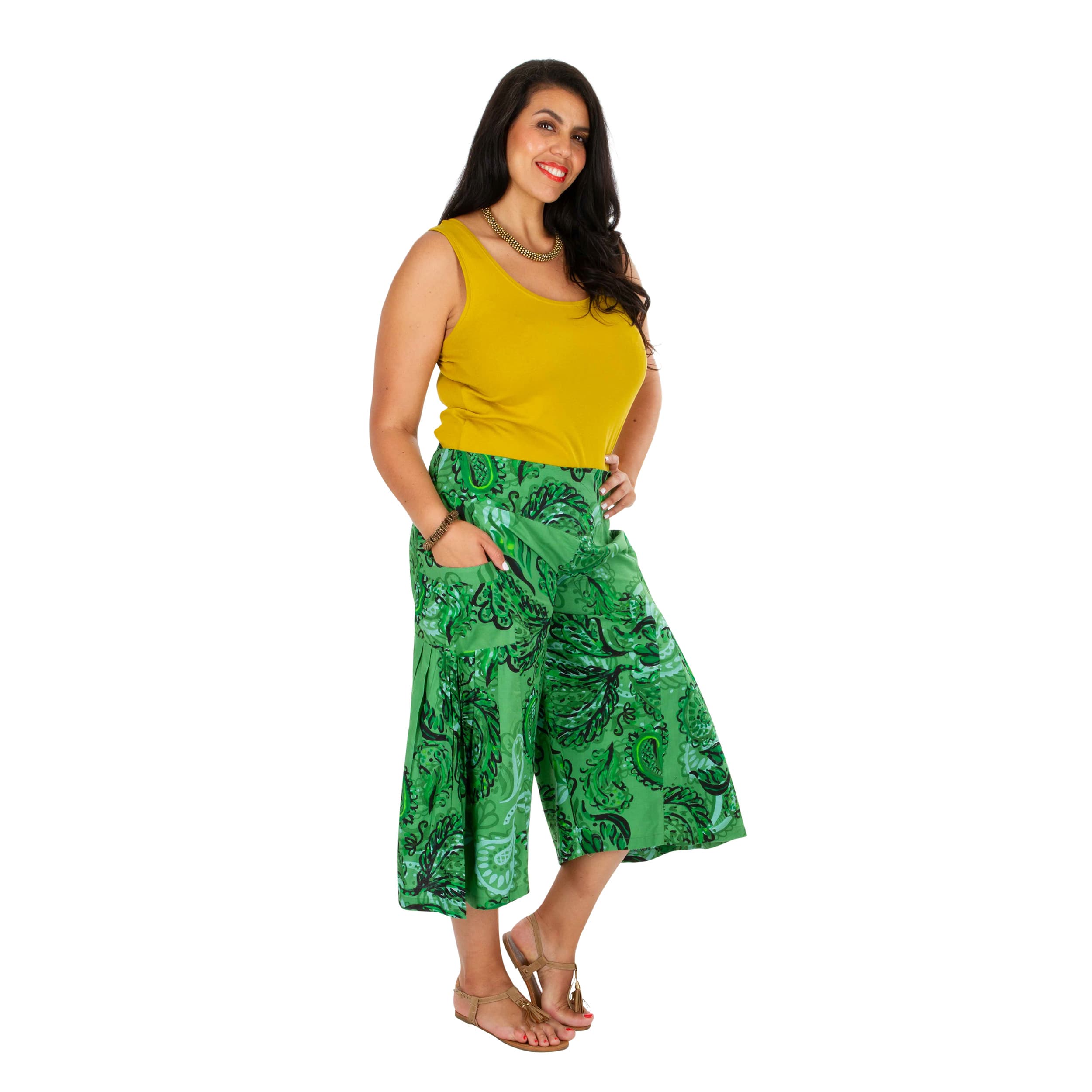 Pantalon été Rohan - 100% coton - vert, noir - Akoustik Online