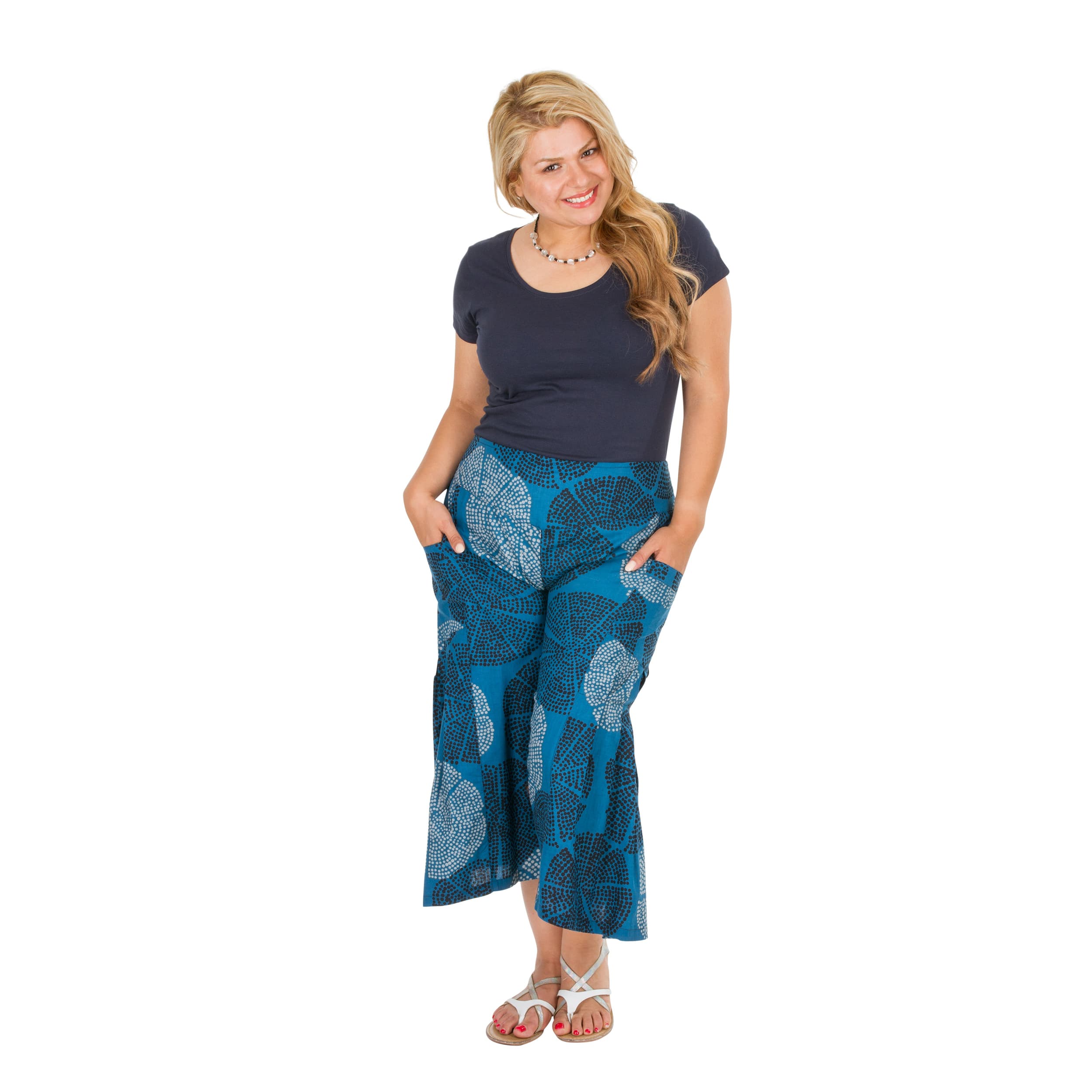 Pantalon été Marius - 100% coton - bleu, noir, gris - Akoustik Online