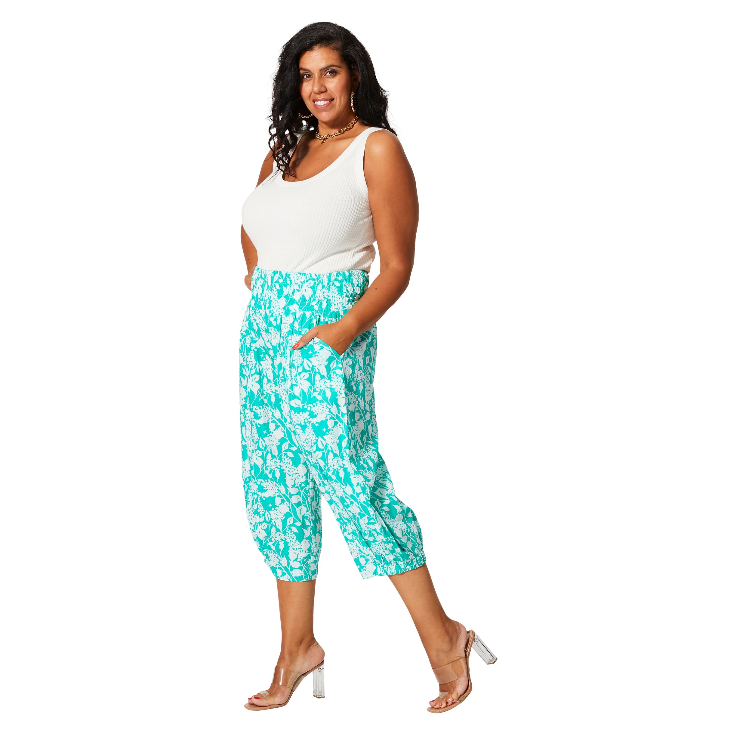 Pantalon été mi-long Idowu - 100% coton - Akoustik Online