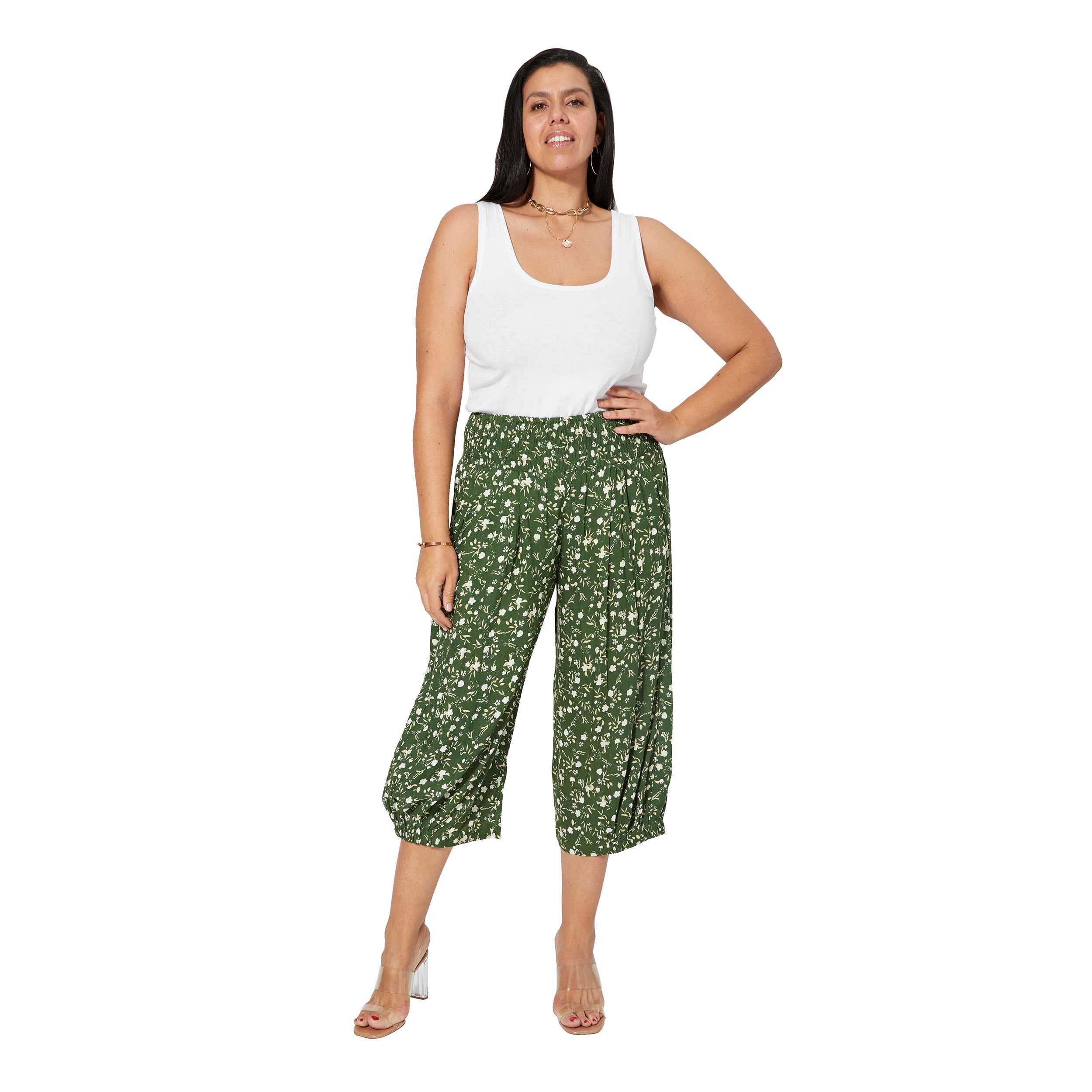 Pantalon été mi-long Folke - 100% viscose - Akoustik Online