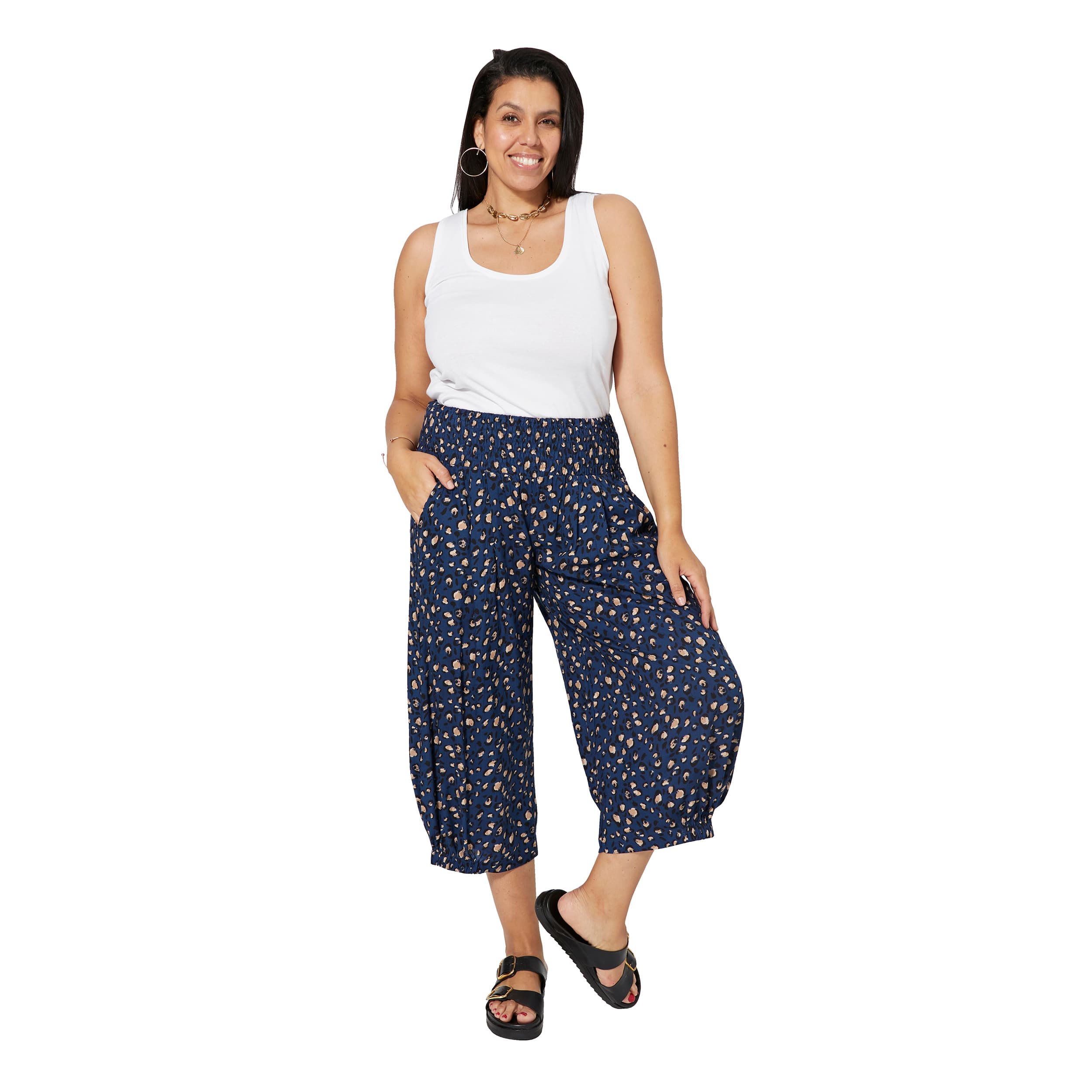 Pantalon été mi-long Eider - 100% viscose - Akoustik Online
