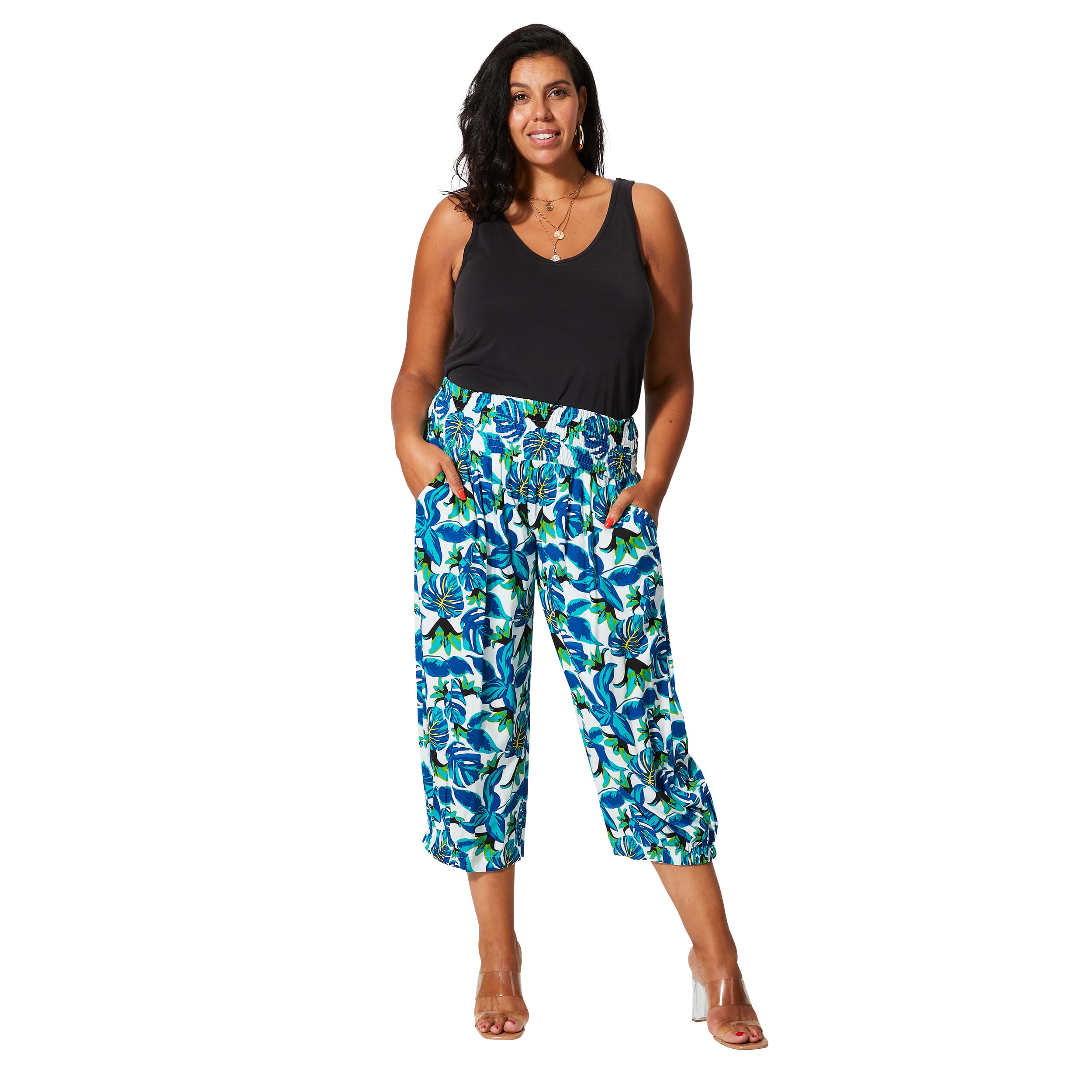 Pantalon été mi-long Terezinha - 100% viscose - Akoustik Online