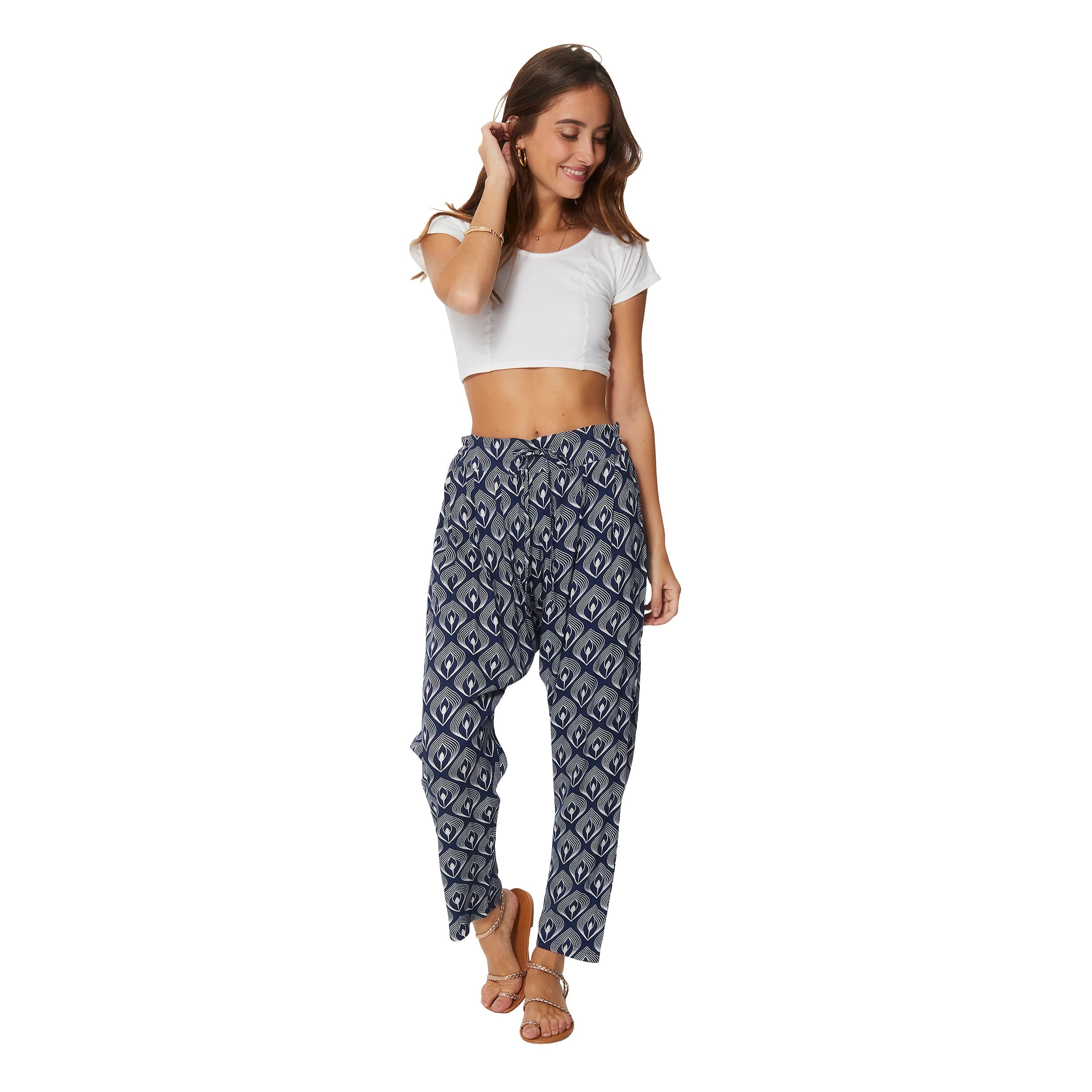 Pantalon été long Mavis - 100% viscose - Akoustik Online