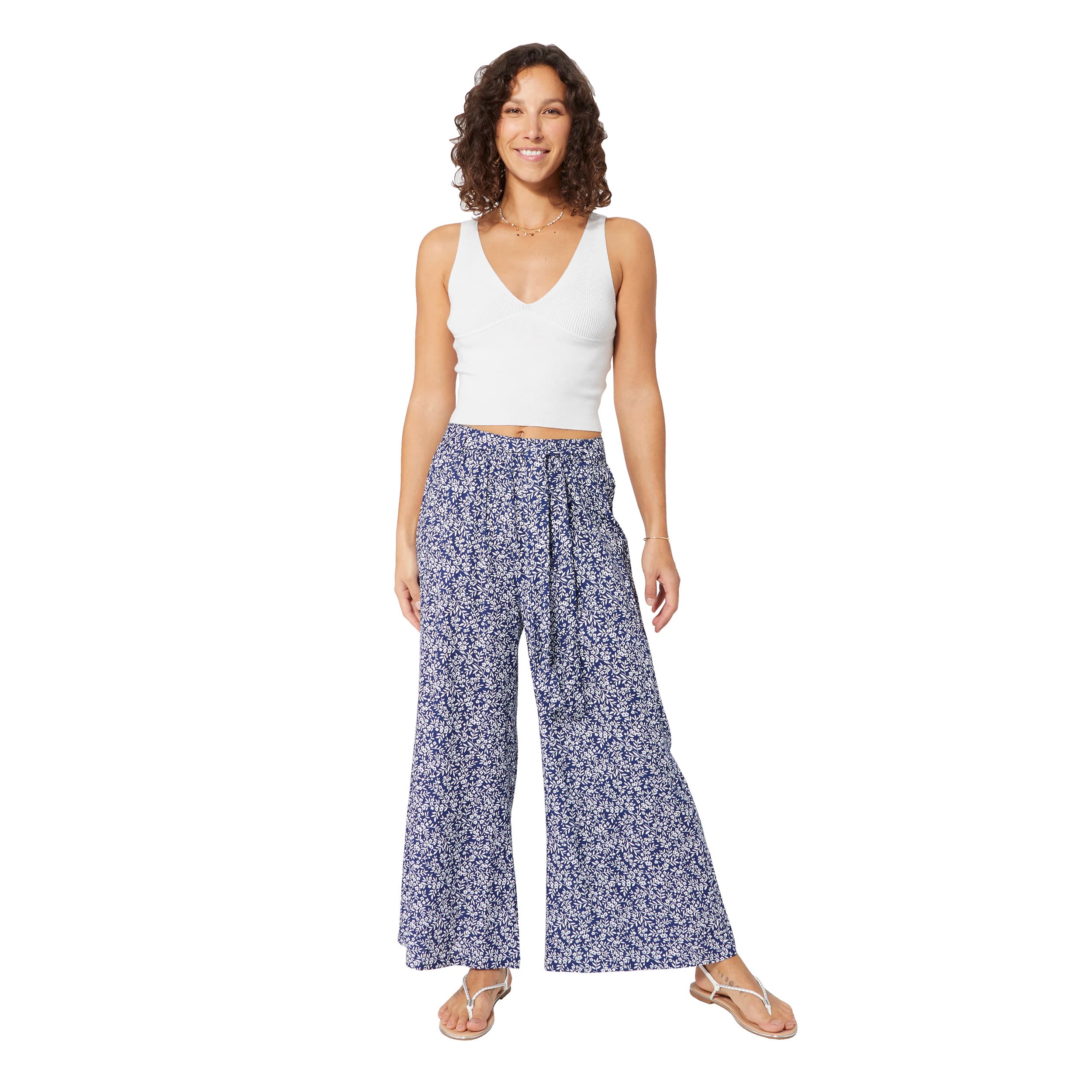 Pantalon été long Brigitta - 100% viscose - Akoustik Online