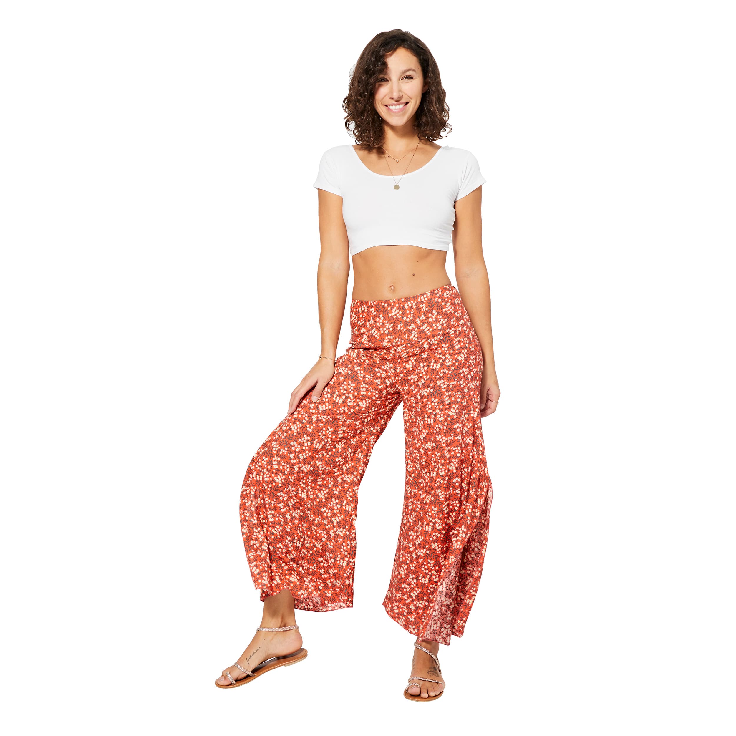 Pantalon été long Margaretta - 100% viscose - Akoustik Online