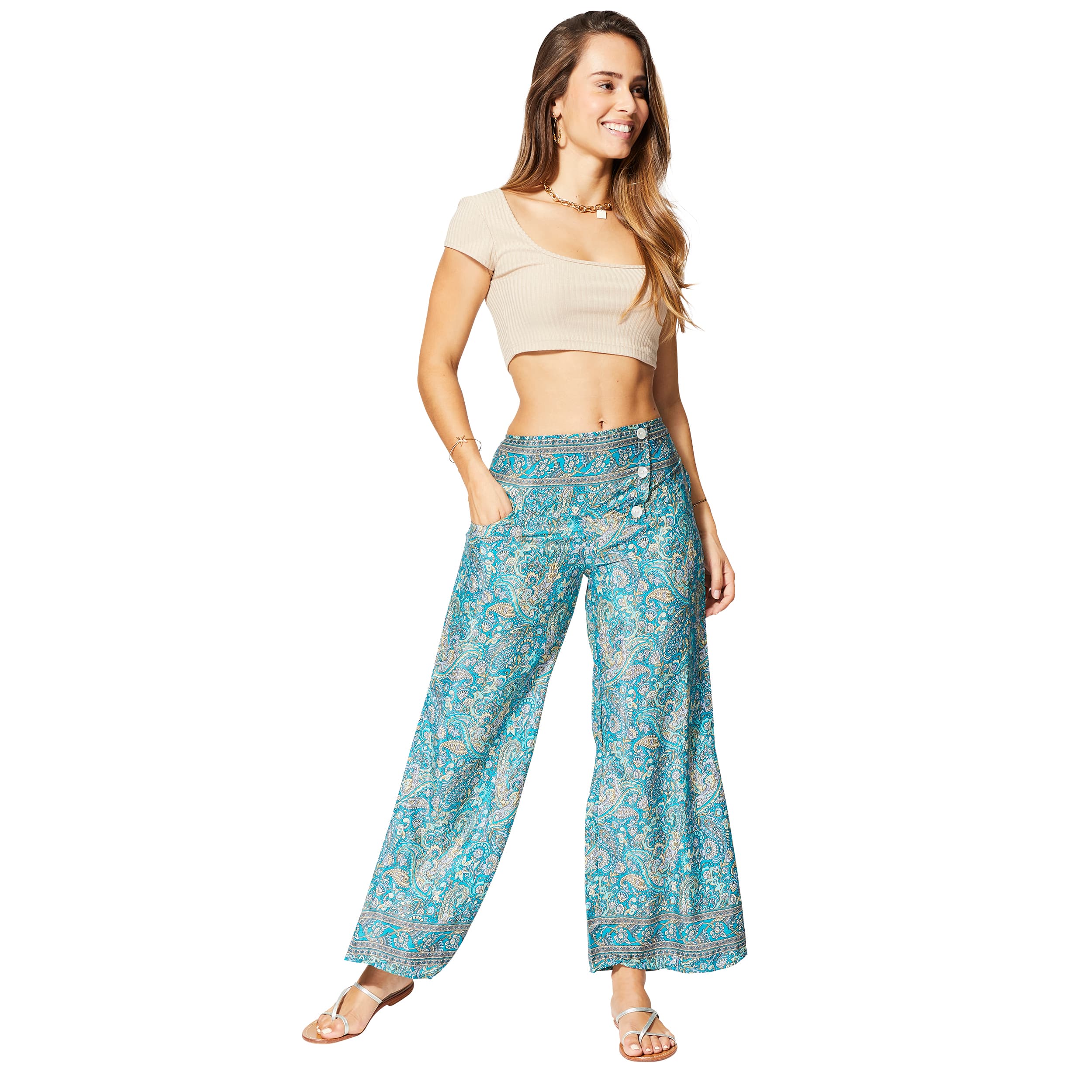 Pantalon été long Tamsen - 100% polyester - Akoustik Online