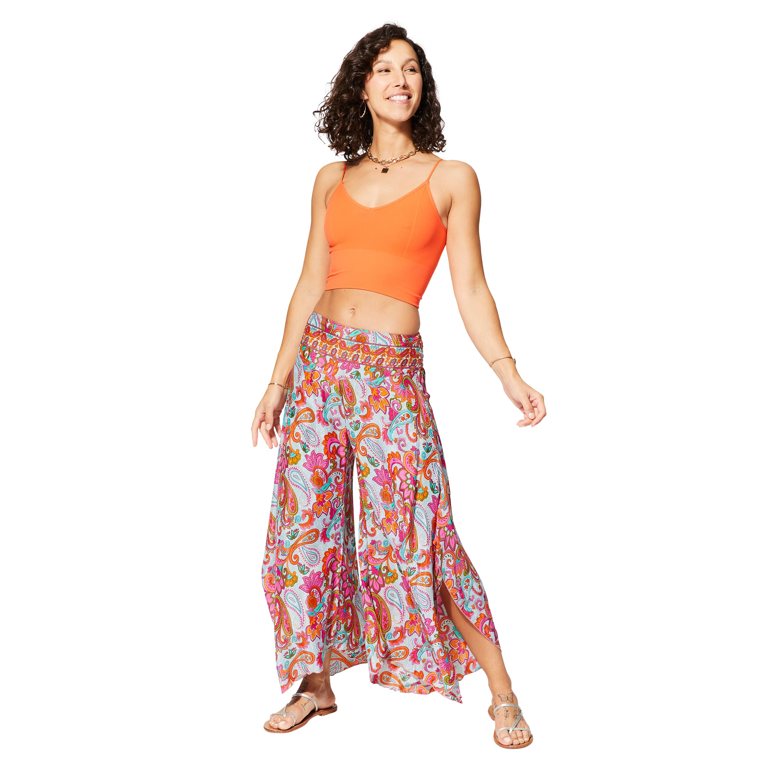 Pantalon été asymétrique Ottilie - 100% polyester - Akoustik Online