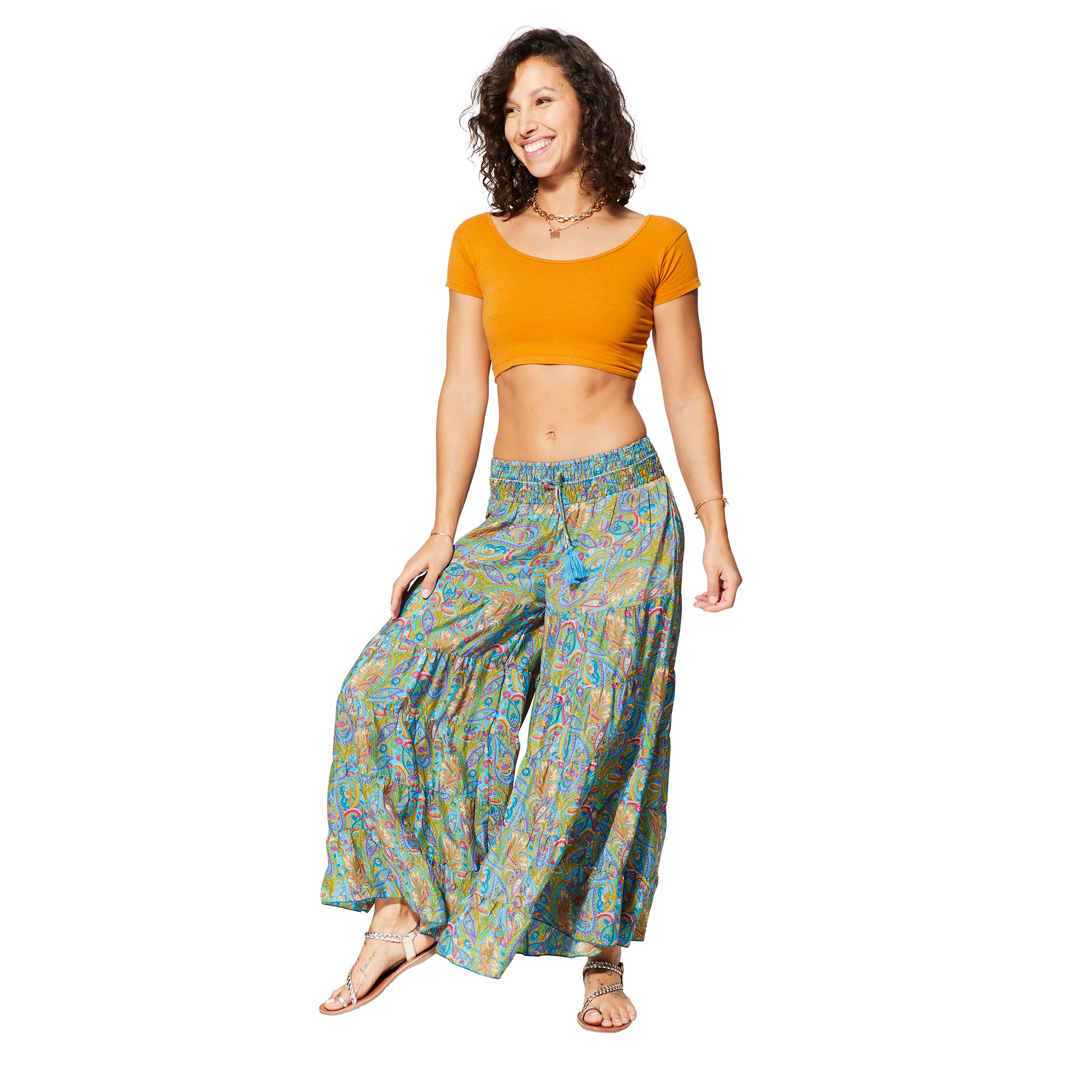Pantalon été long Korinna - 100% polyester - Akoustik Online