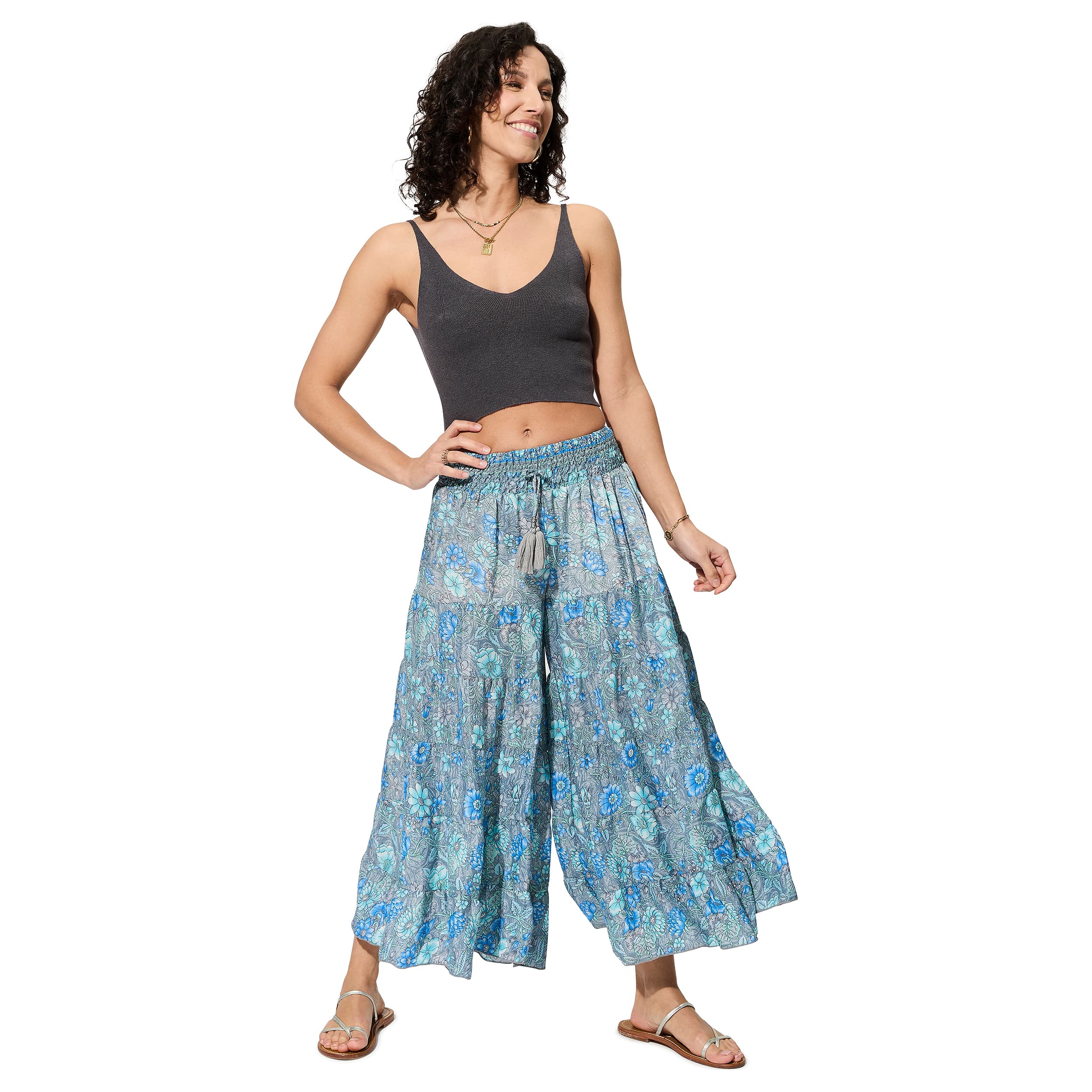 Pantalon été long Josette - 100% polyester - Akoustik Online