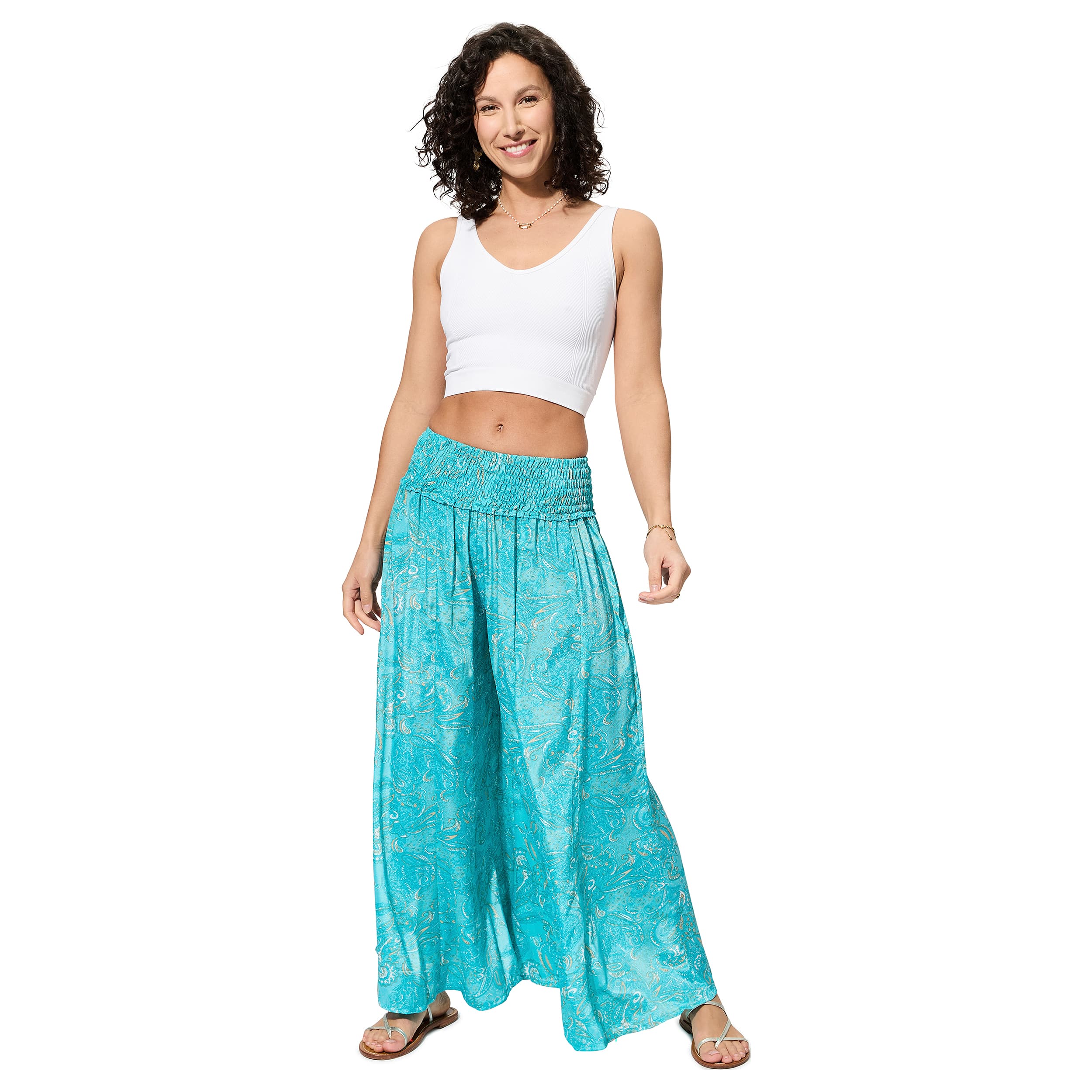 Pantalon été long Fabiana - 100% polyester - Akoustik Online