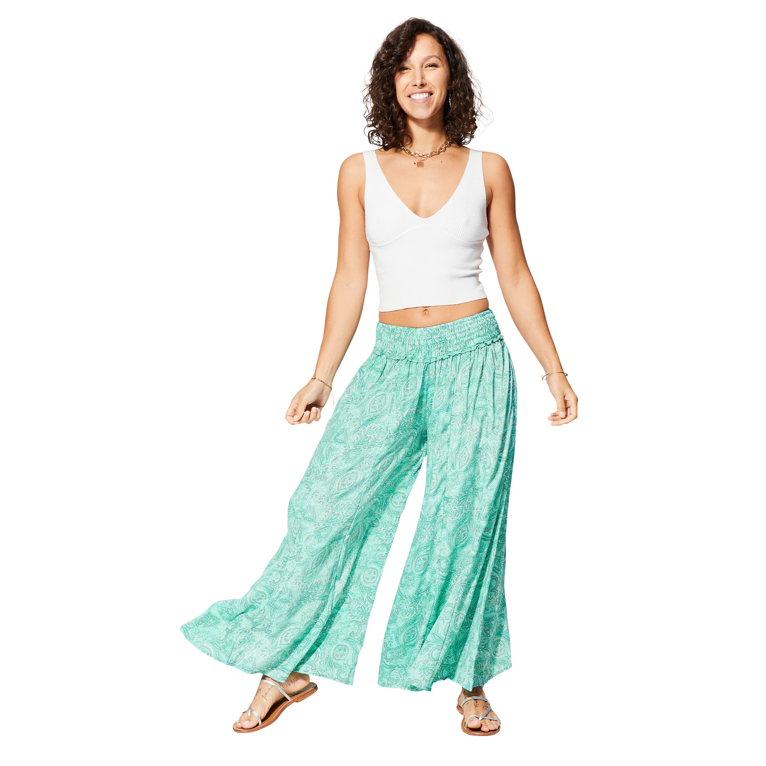 Pantalon été long Pocahontas - 100% polyester - Akoustik Online