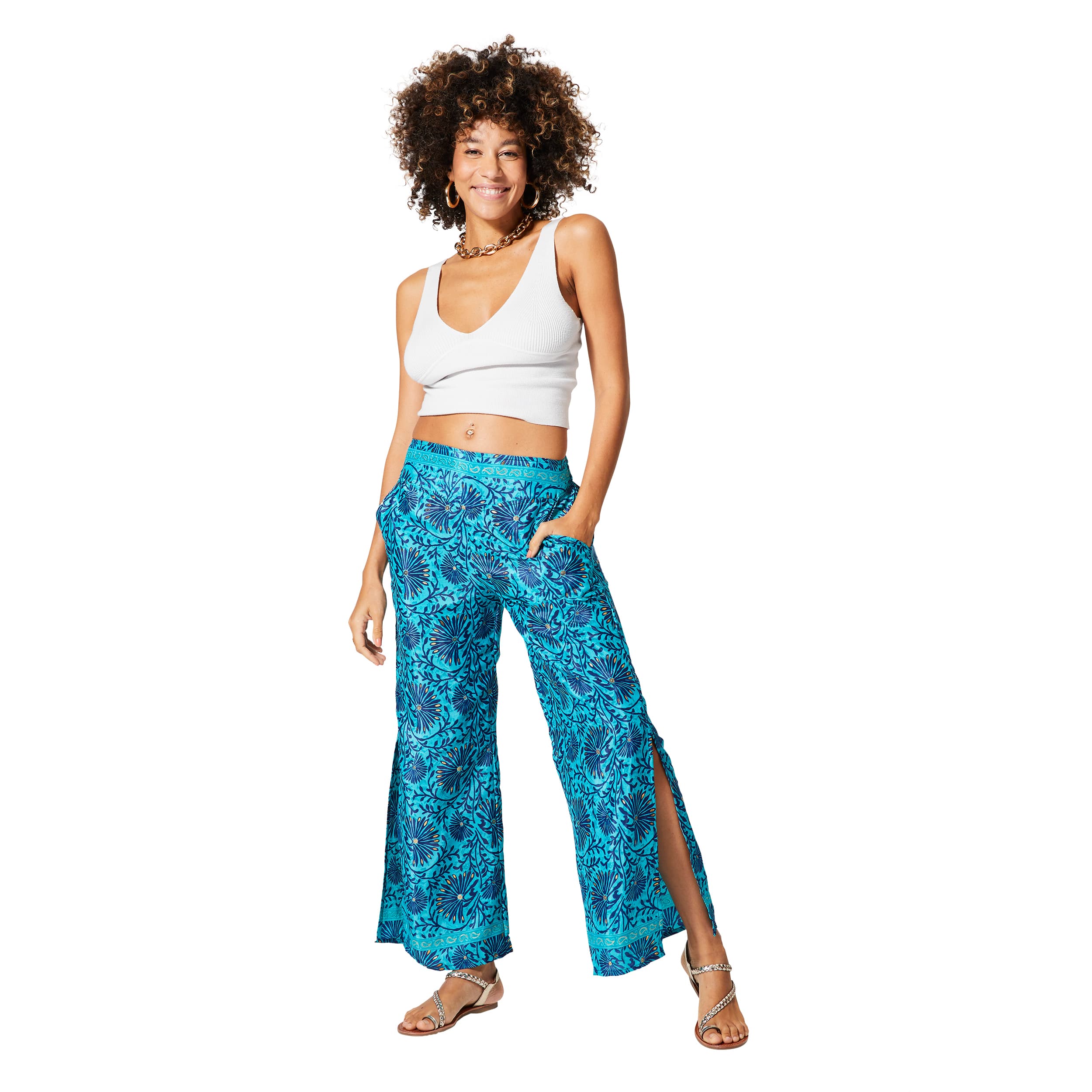 Pantalon été long Higini - 100% polyester - Akoustik Online