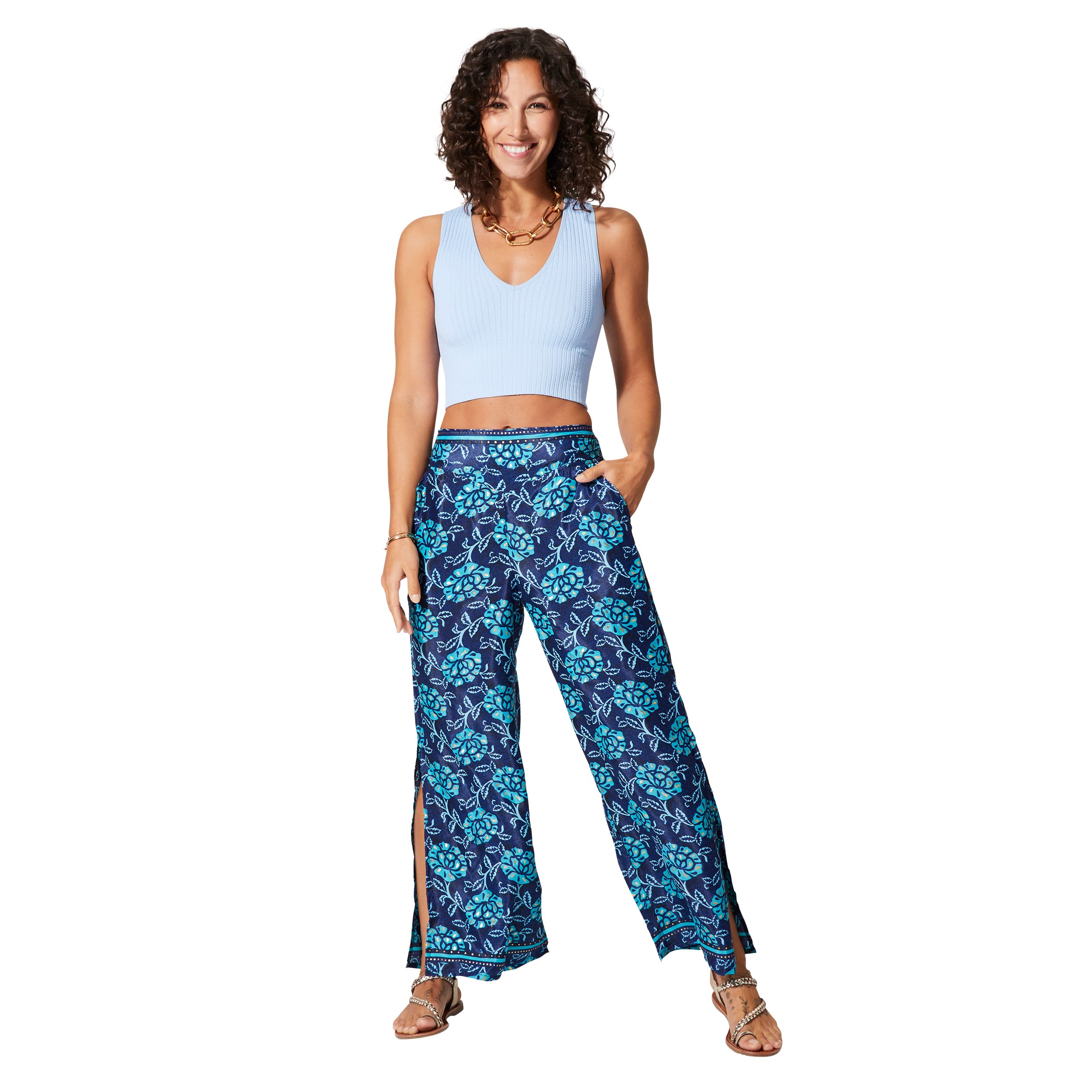 Pantalon été long Shawnda - 100% polyester - Akoustik Online