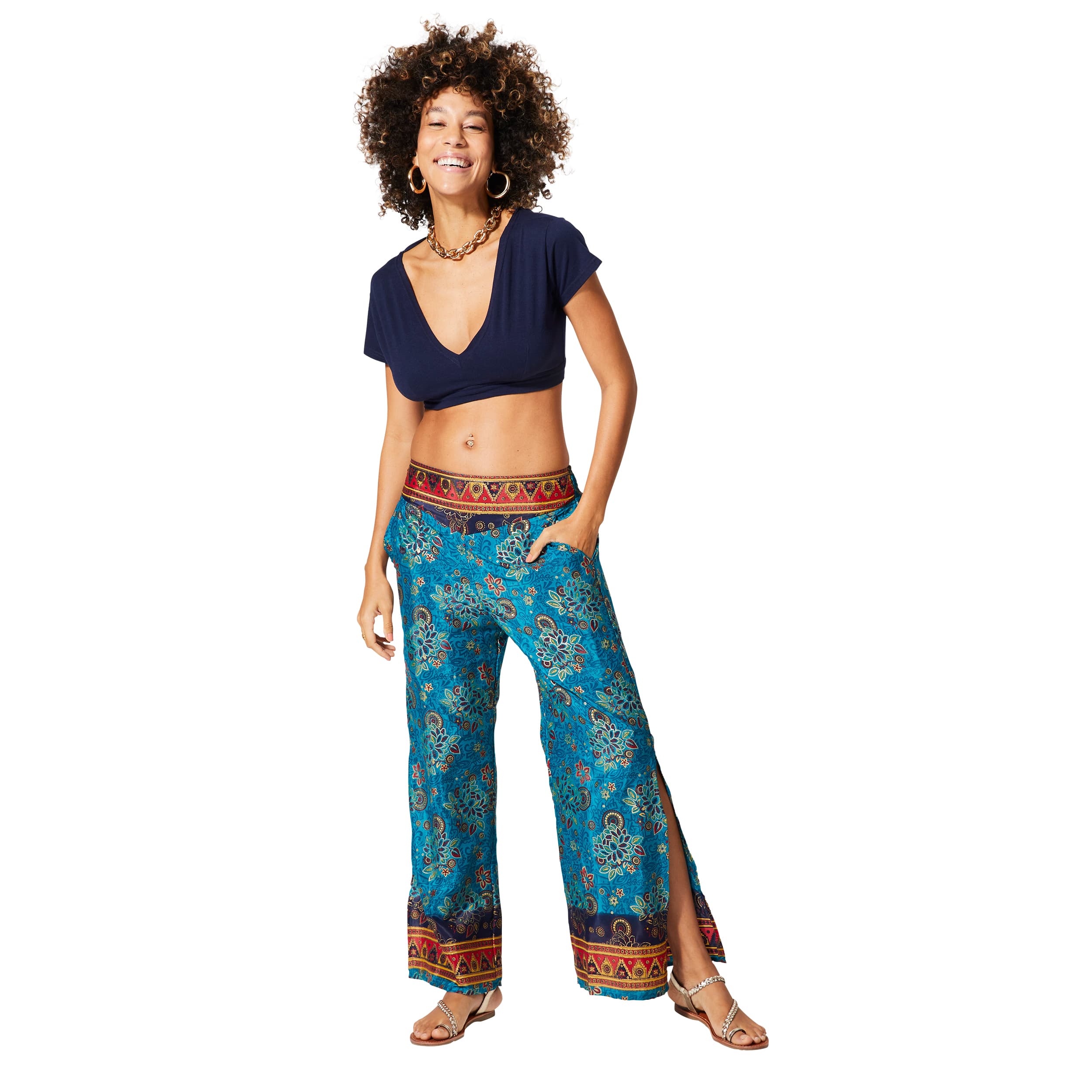 Pantalon été long Tabea - 100% polyester - Akoustik Online