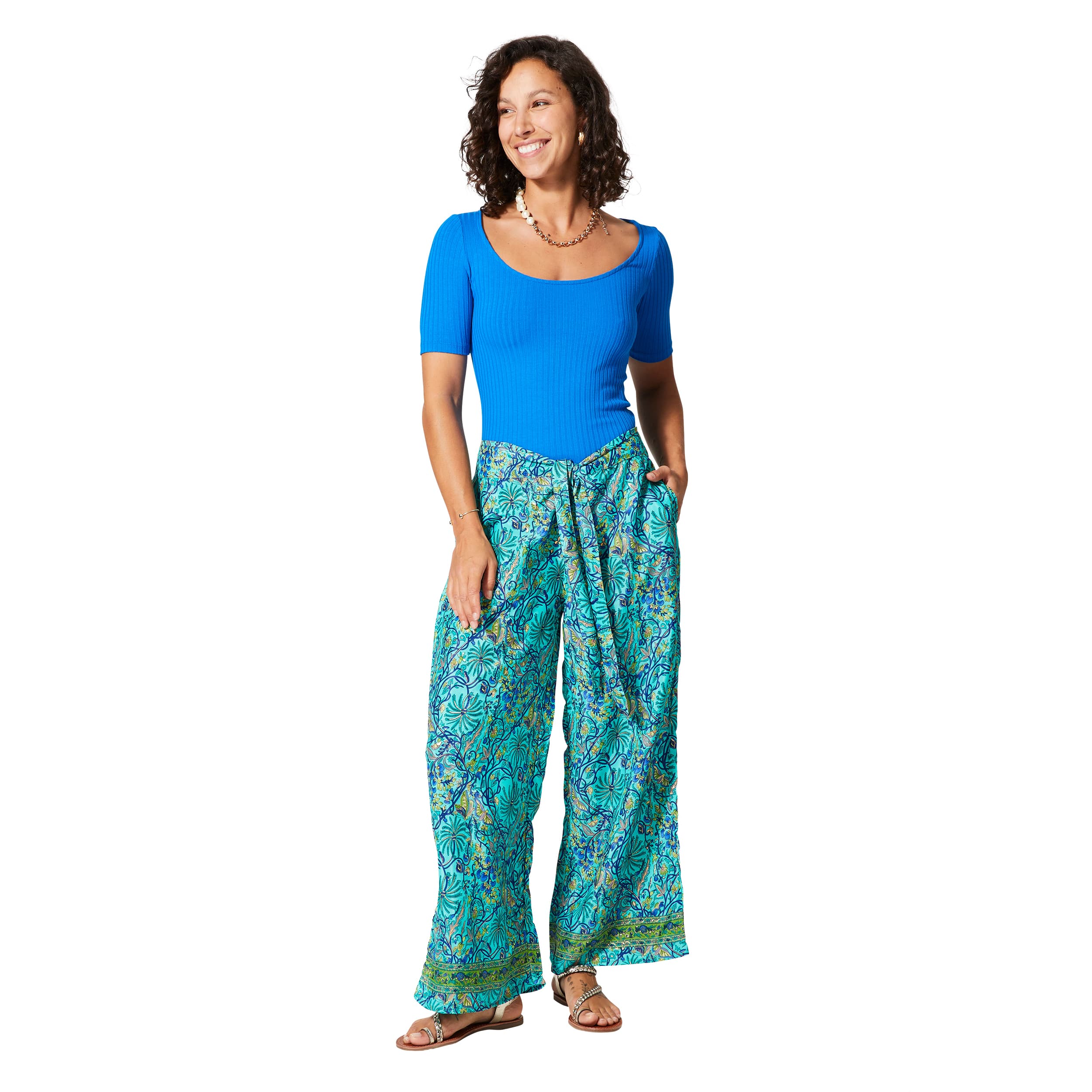 Pantalon été long Sheelagh - 100% polyester - Akoustik Online