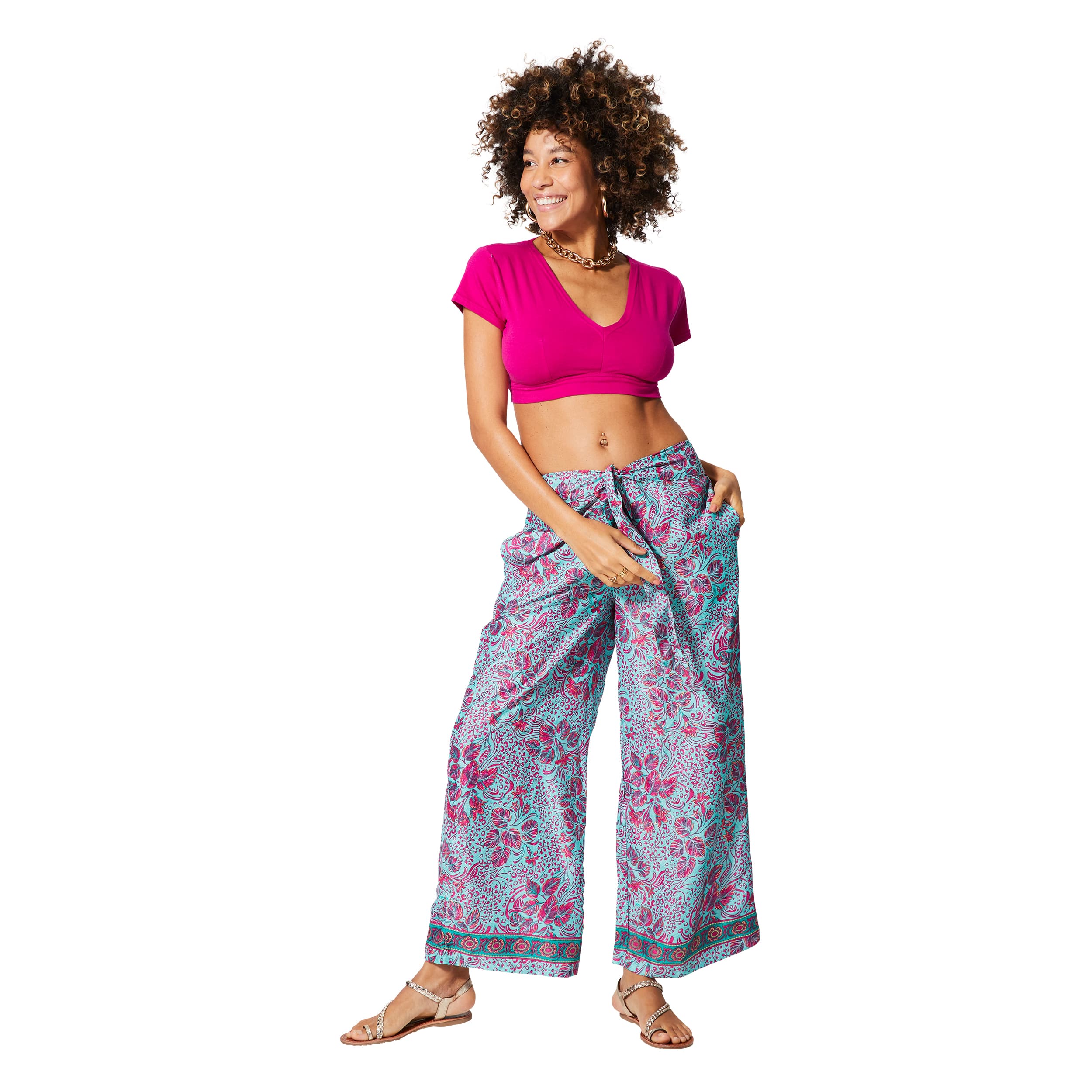 Pantalon été long Tia - 100% polyester - Akoustik Online