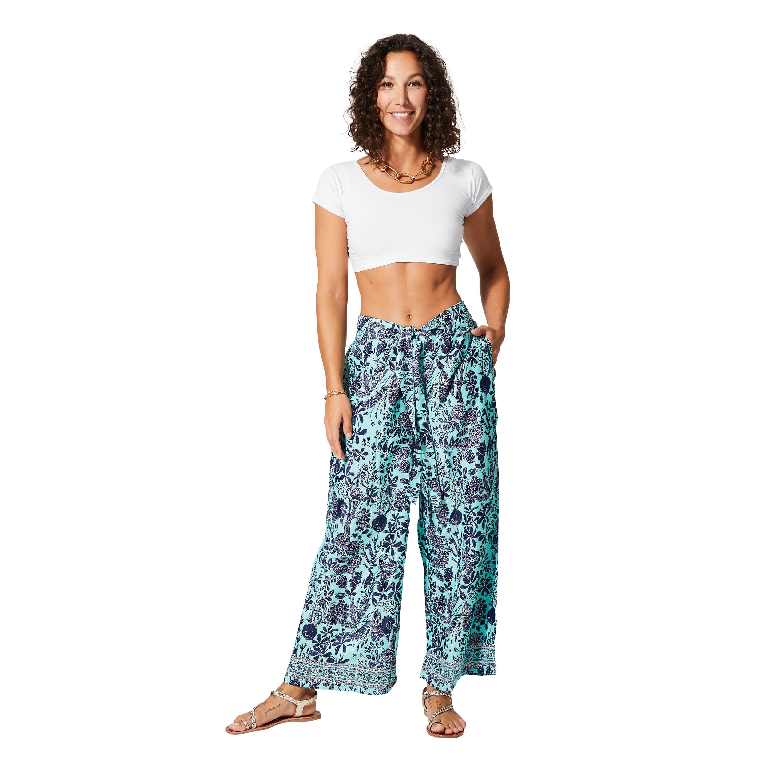 Pantalon été long Ornella - 100% polyester - Akoustik Online