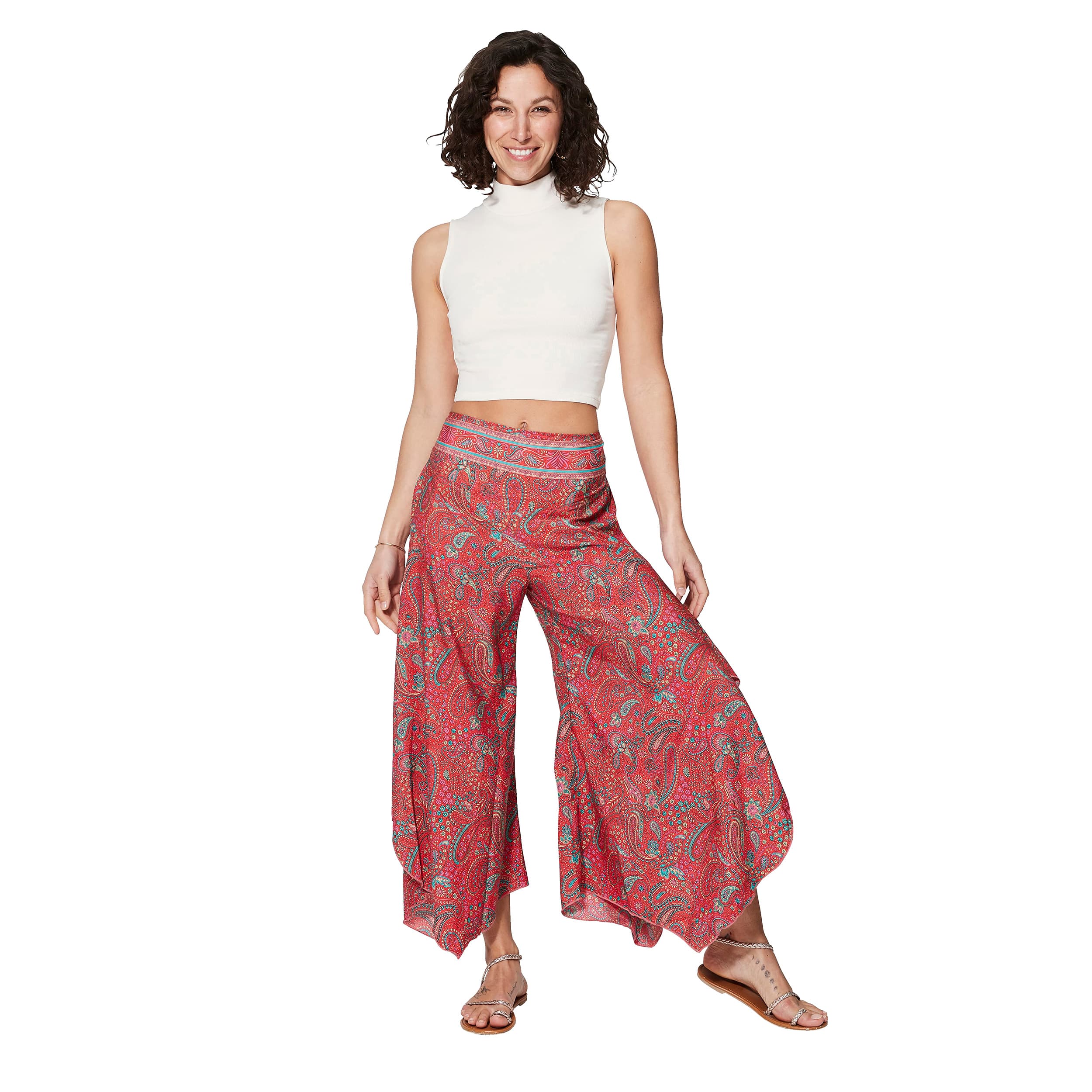 Pantalon été asymétrique Ugo - 100% polyester - Akoustik Online