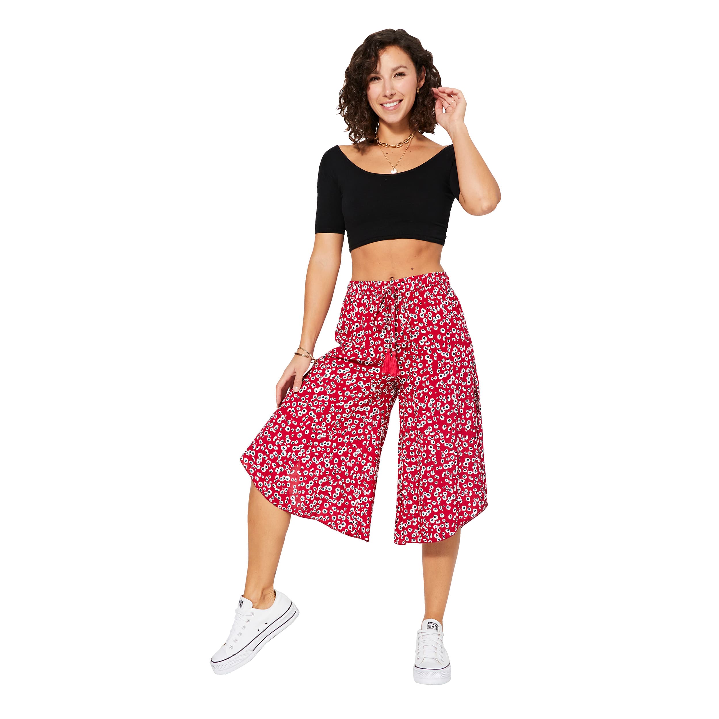 Pantalon été mi-long Oralie - 100% viscose - Akoustik Online