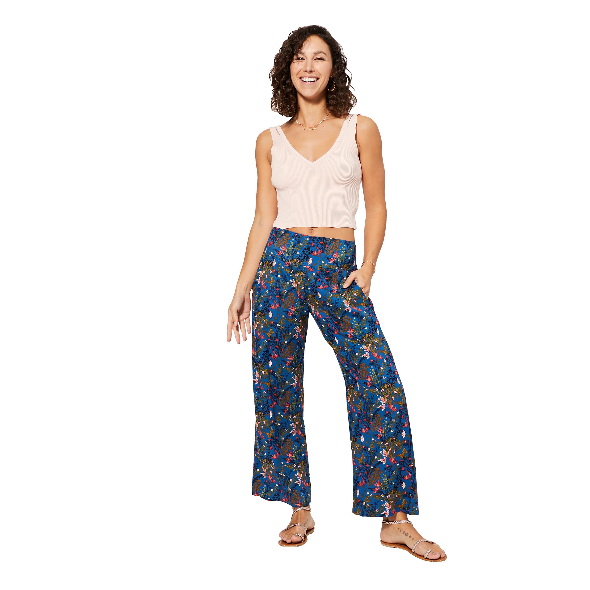 Pantalon été long Nico - 100% viscose - Akoustik Online