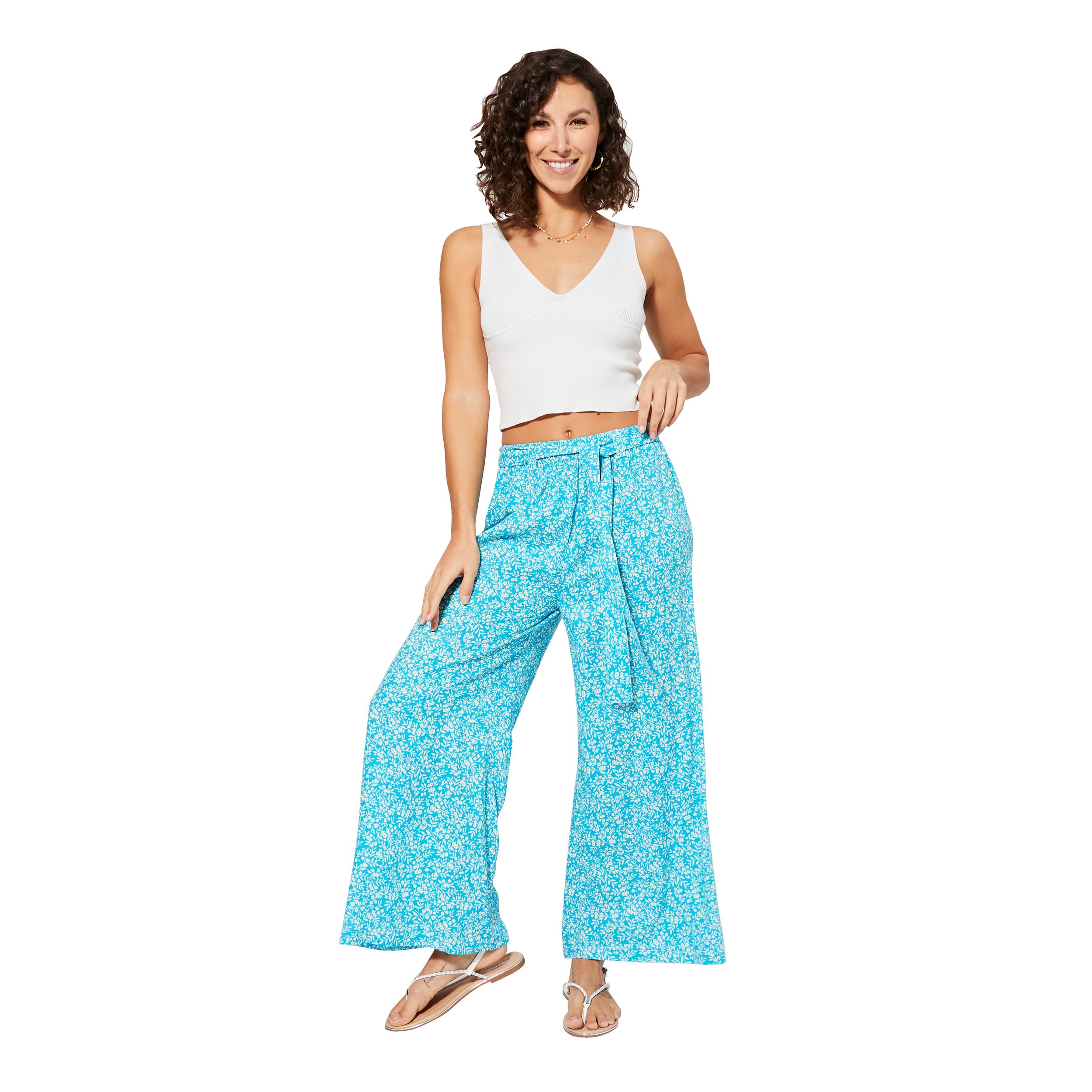 Pantalon été long Innokenti - 100% viscose - Akoustik Online