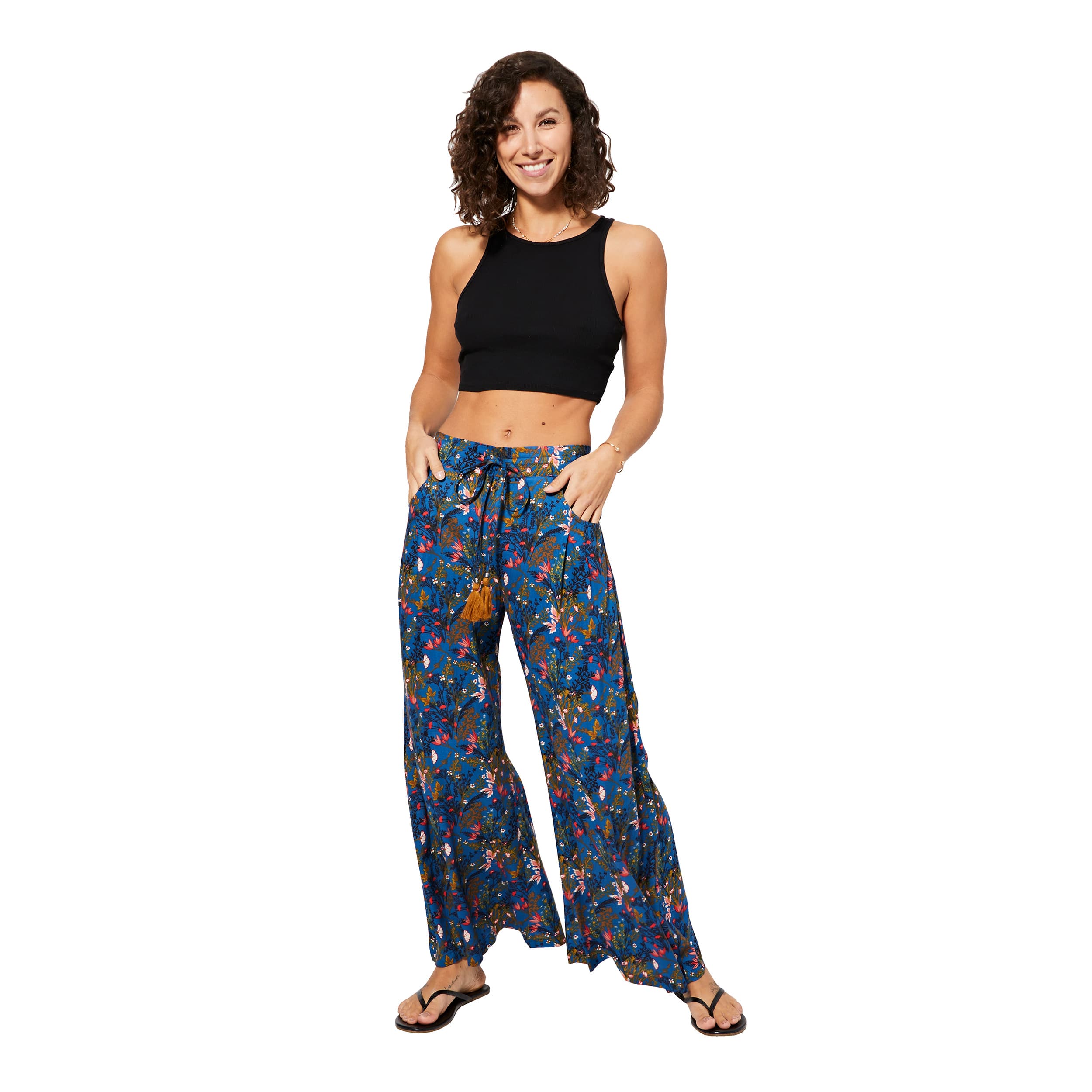 Pantalon été long Fancy - 100% viscose - Akoustik Online