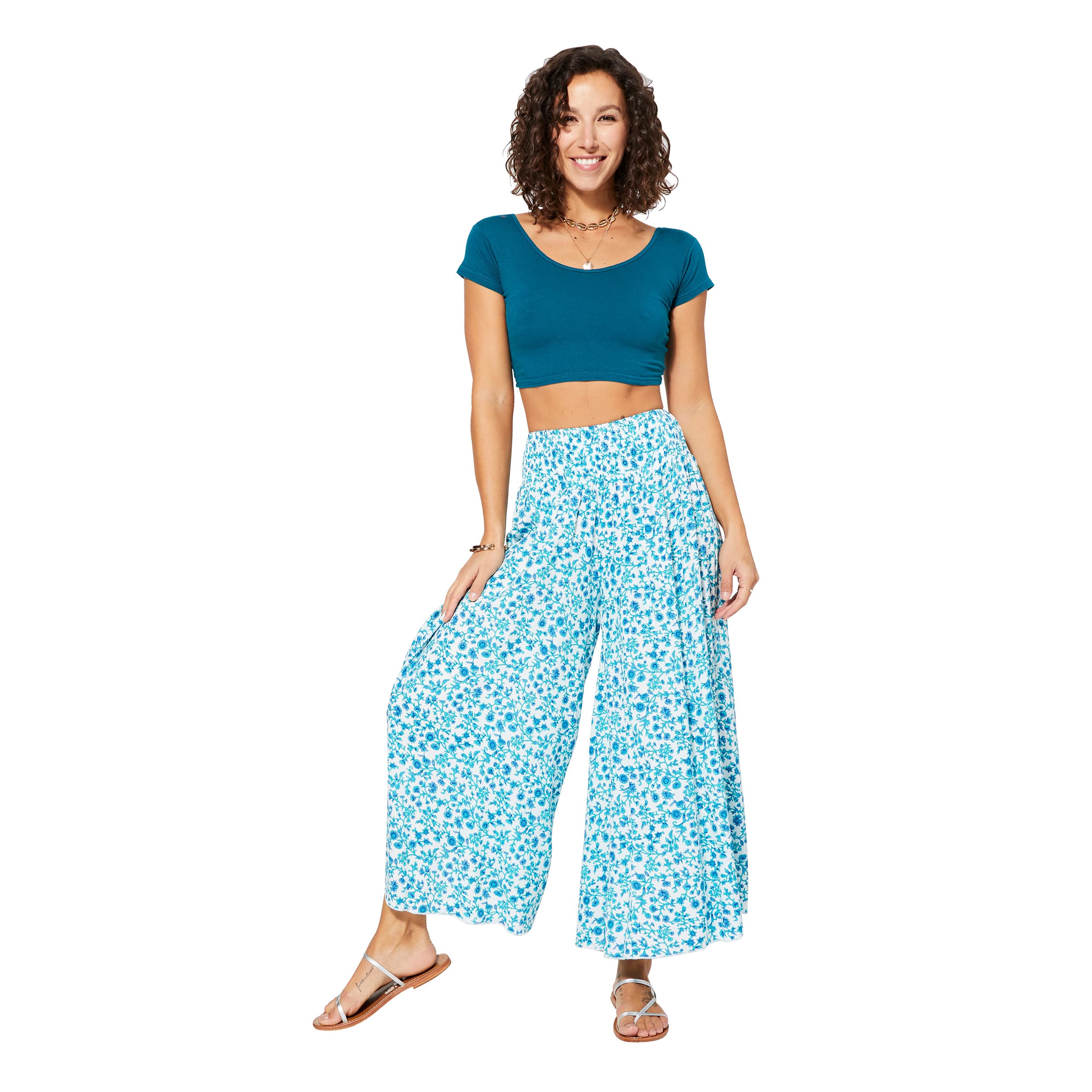 Pantalon été long Catriona - 100% viscose - Akoustik Online