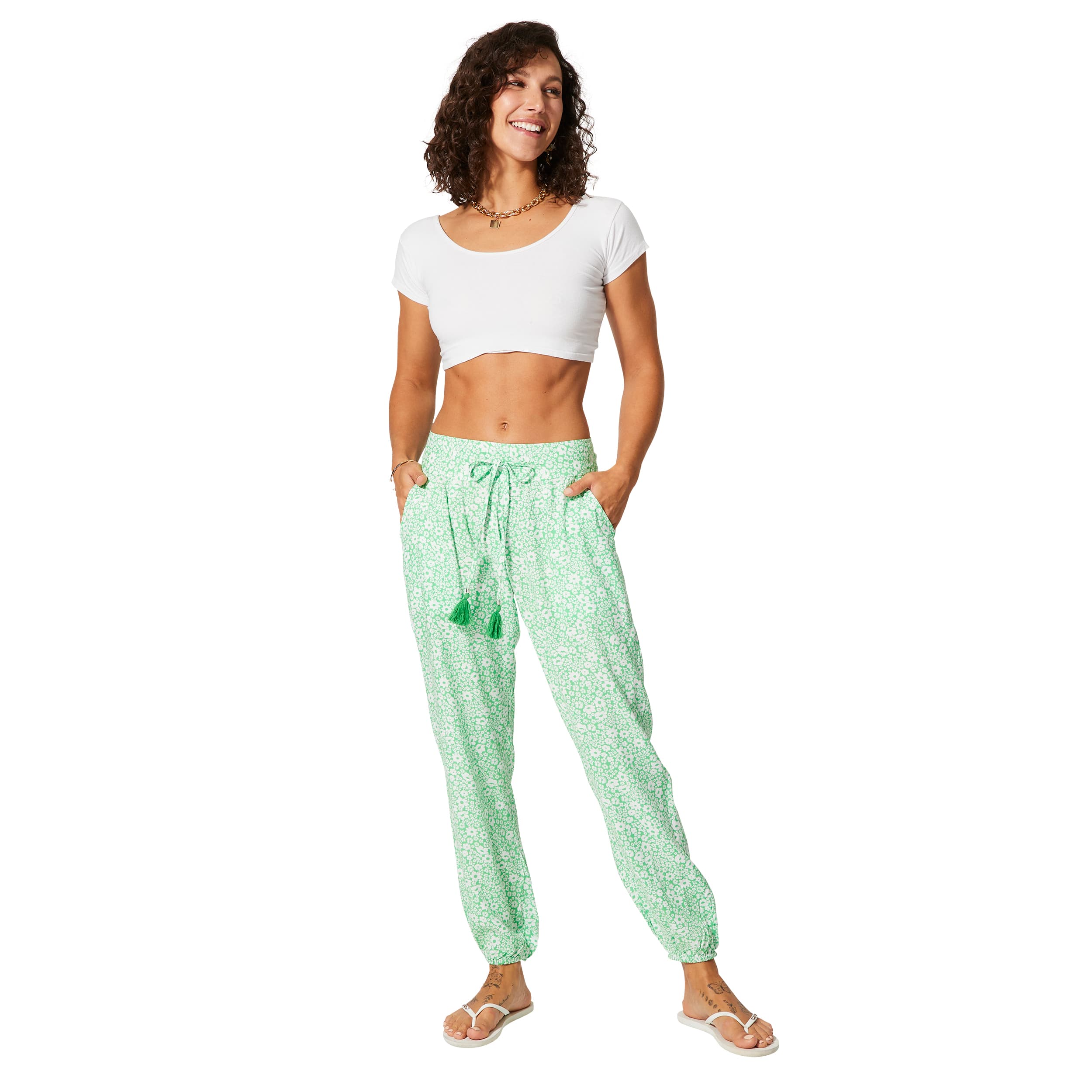 Pantalon été long Despoina - 100% viscose - Akoustik Online