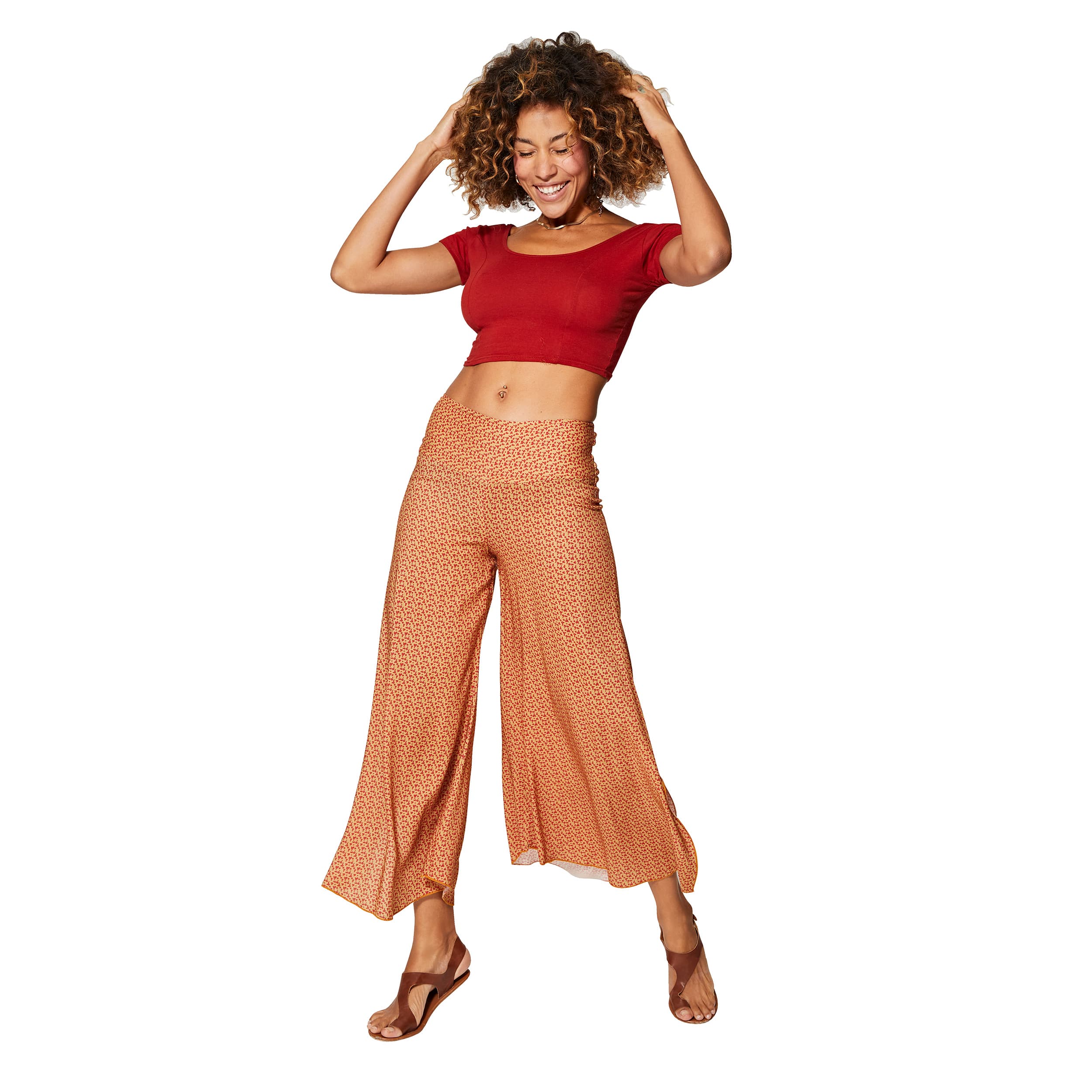 Pantalon été long Clara - 100% viscose - Akoustik Online