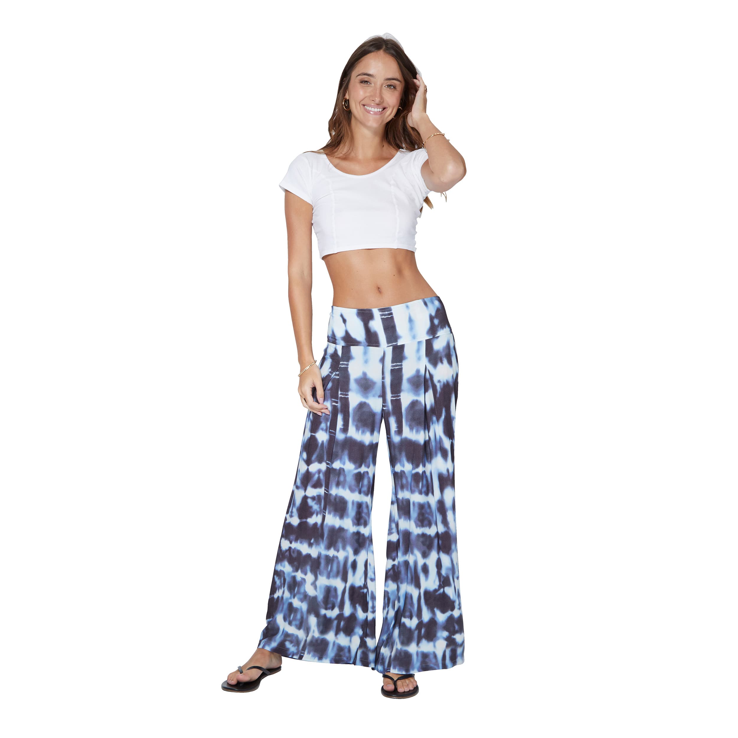Pantalon été long Piety - 100% viscose - Akoustik Online