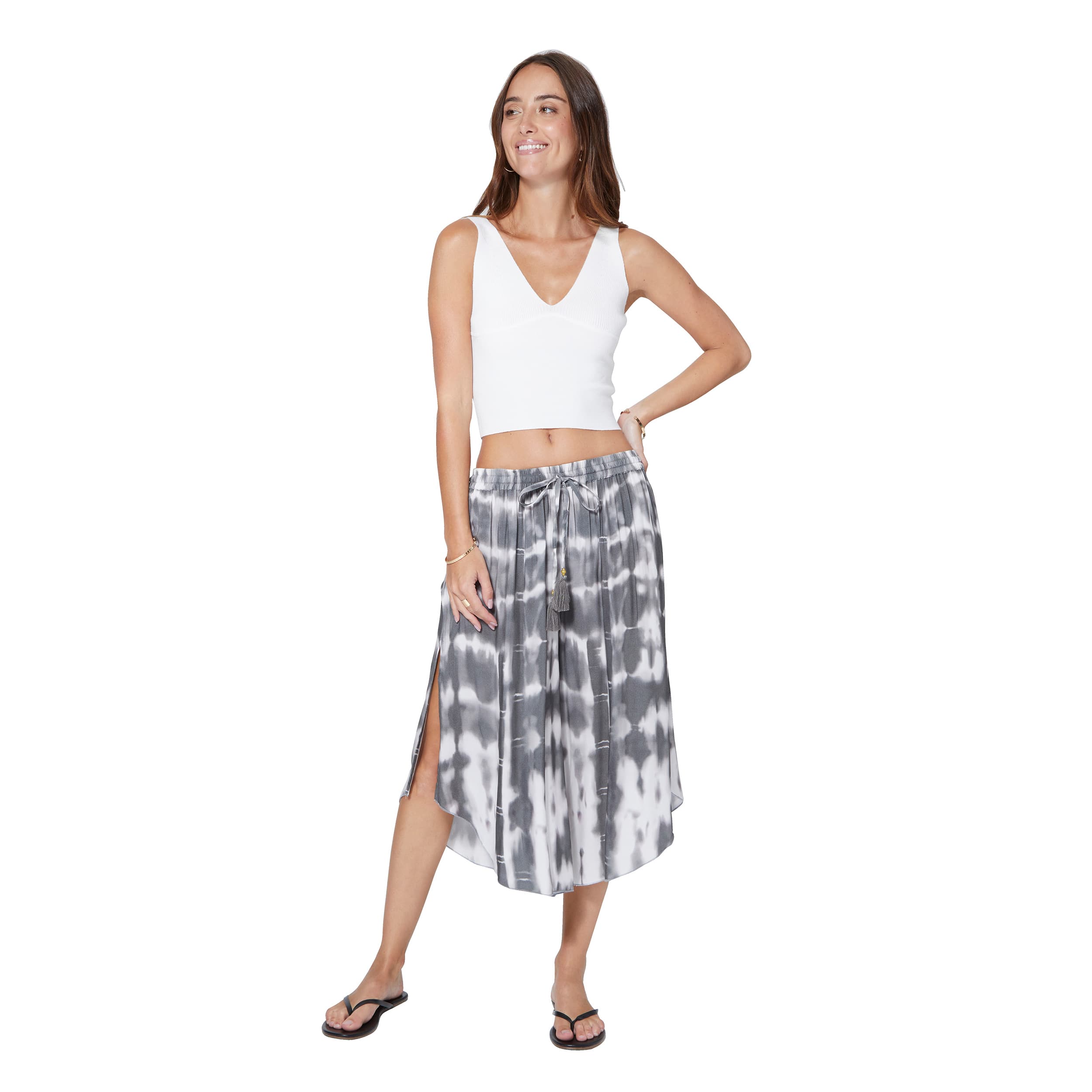 Pantalon été mi-long Ruggiero - 100% viscose - Akoustik Online