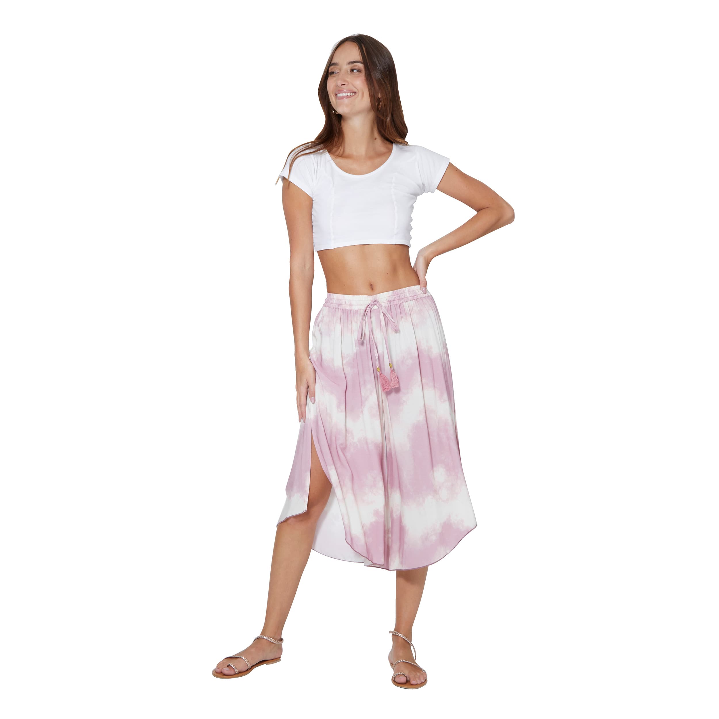 Pantalon été mi-long Sylvia - 100% viscose - Akoustik Online