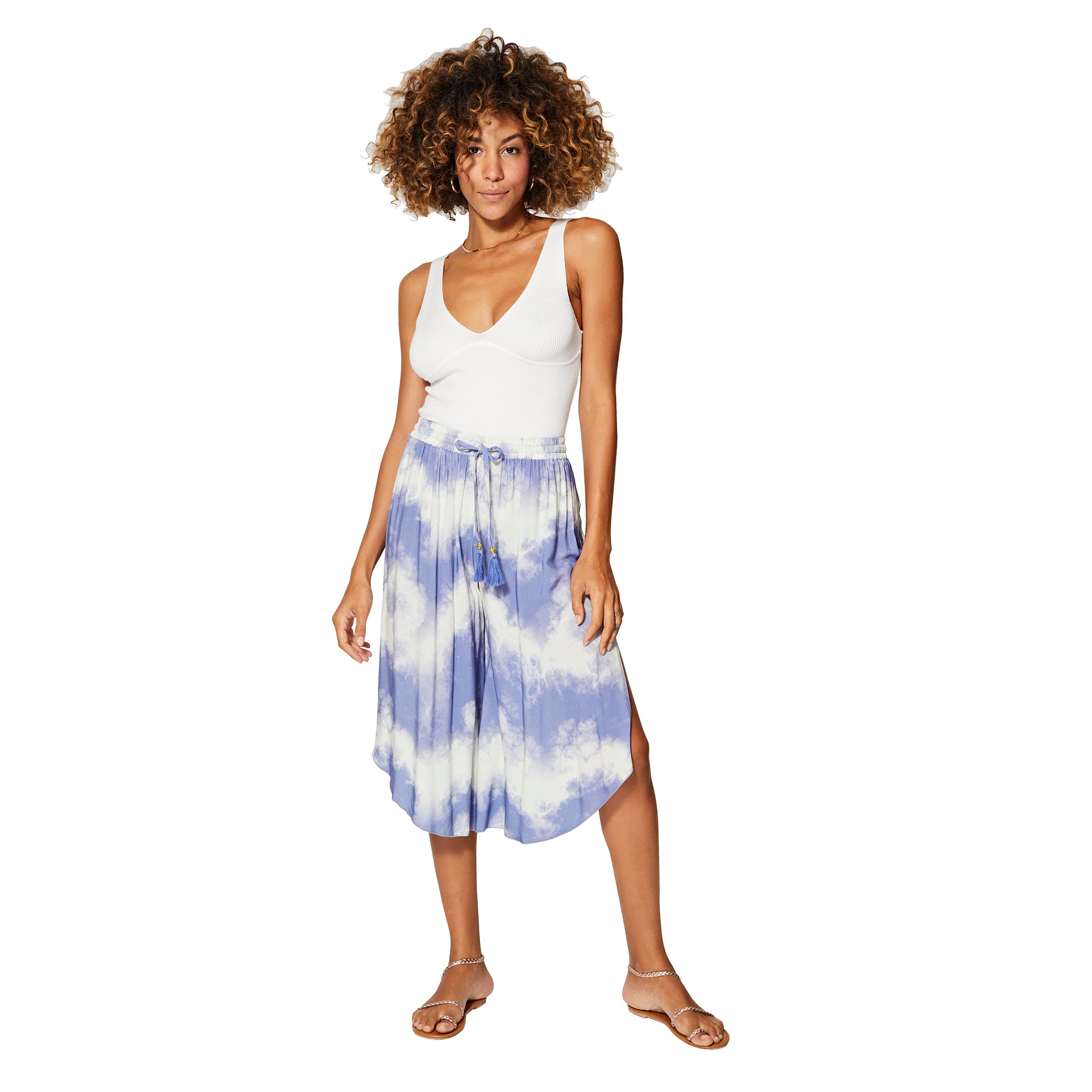 Pantalon été mi-long Shulammite - 100% viscose - Akoustik Online