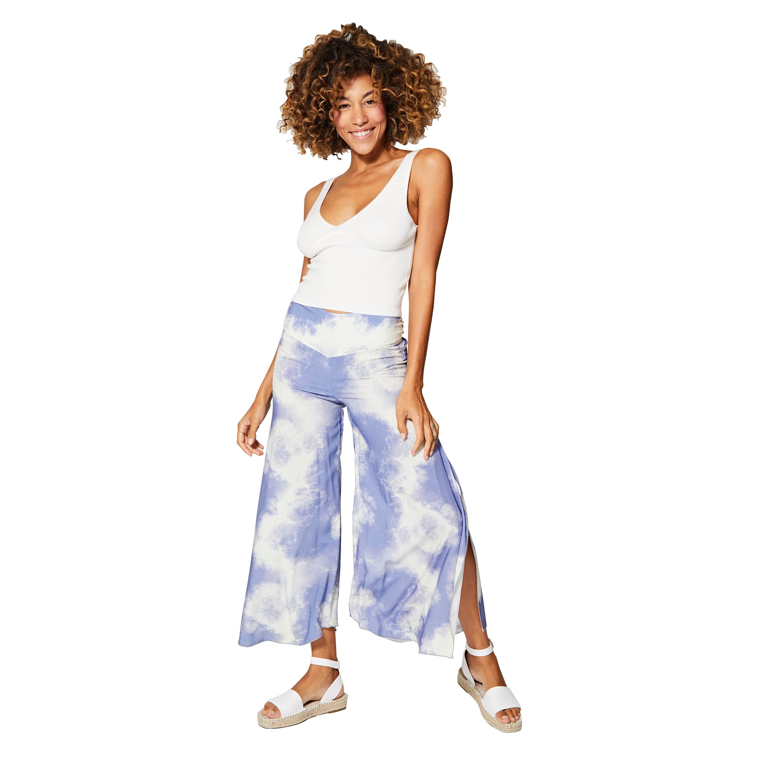 Pantalon été long Hyam - 100% viscose - Petit Prix ! - Akoustik Online