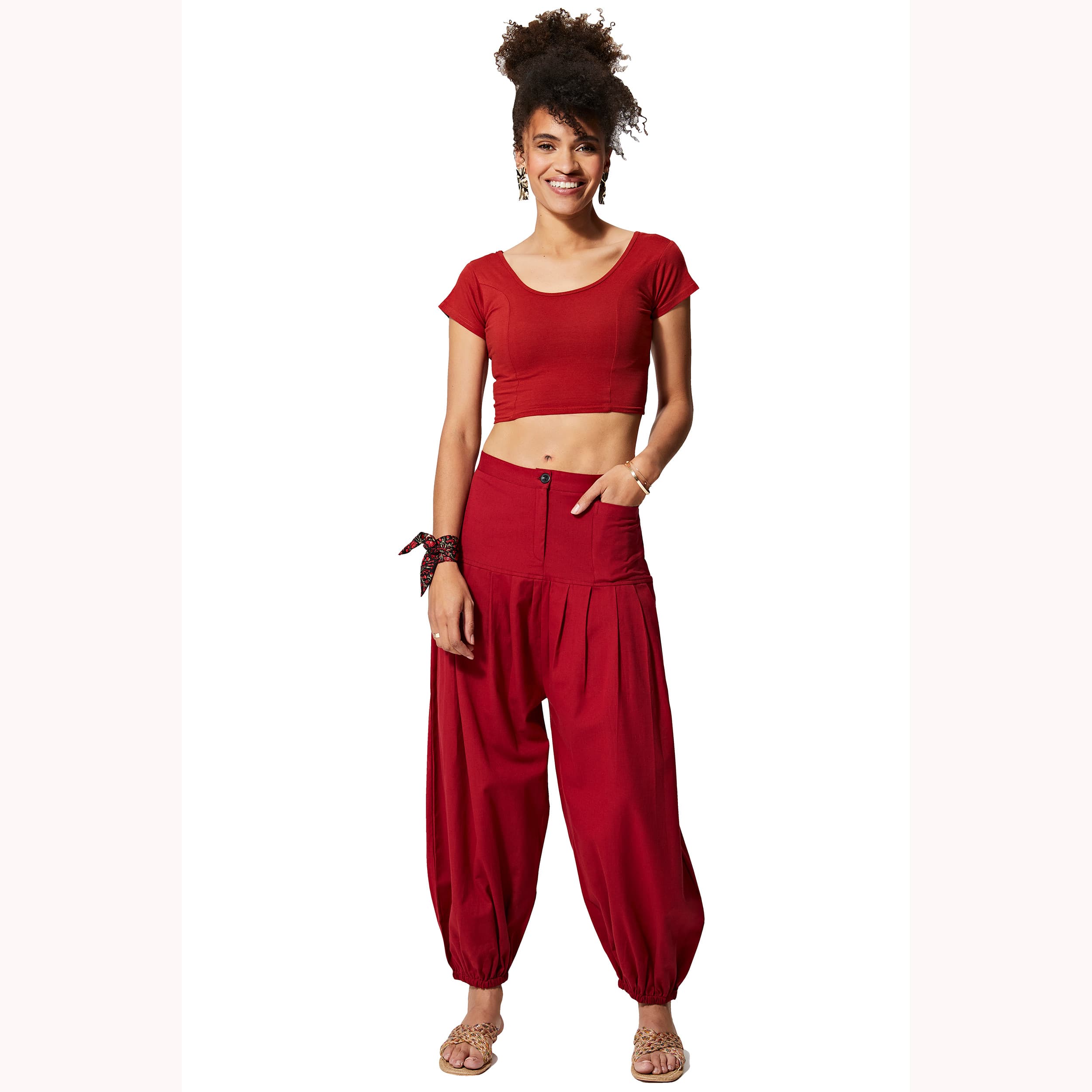 Pantalon été long Hamna - 90% coton - 10% lin - Akoustik Online